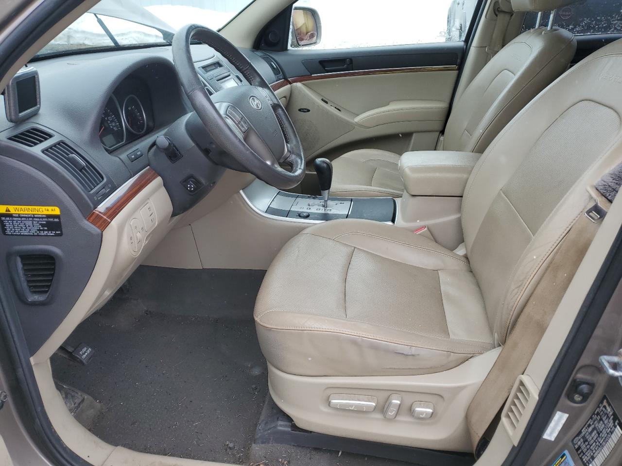2011 Hyundai Veracruz VIN KM8NUDCC1BU143263 Copart auction photo, front end / side damage thumbnail 7