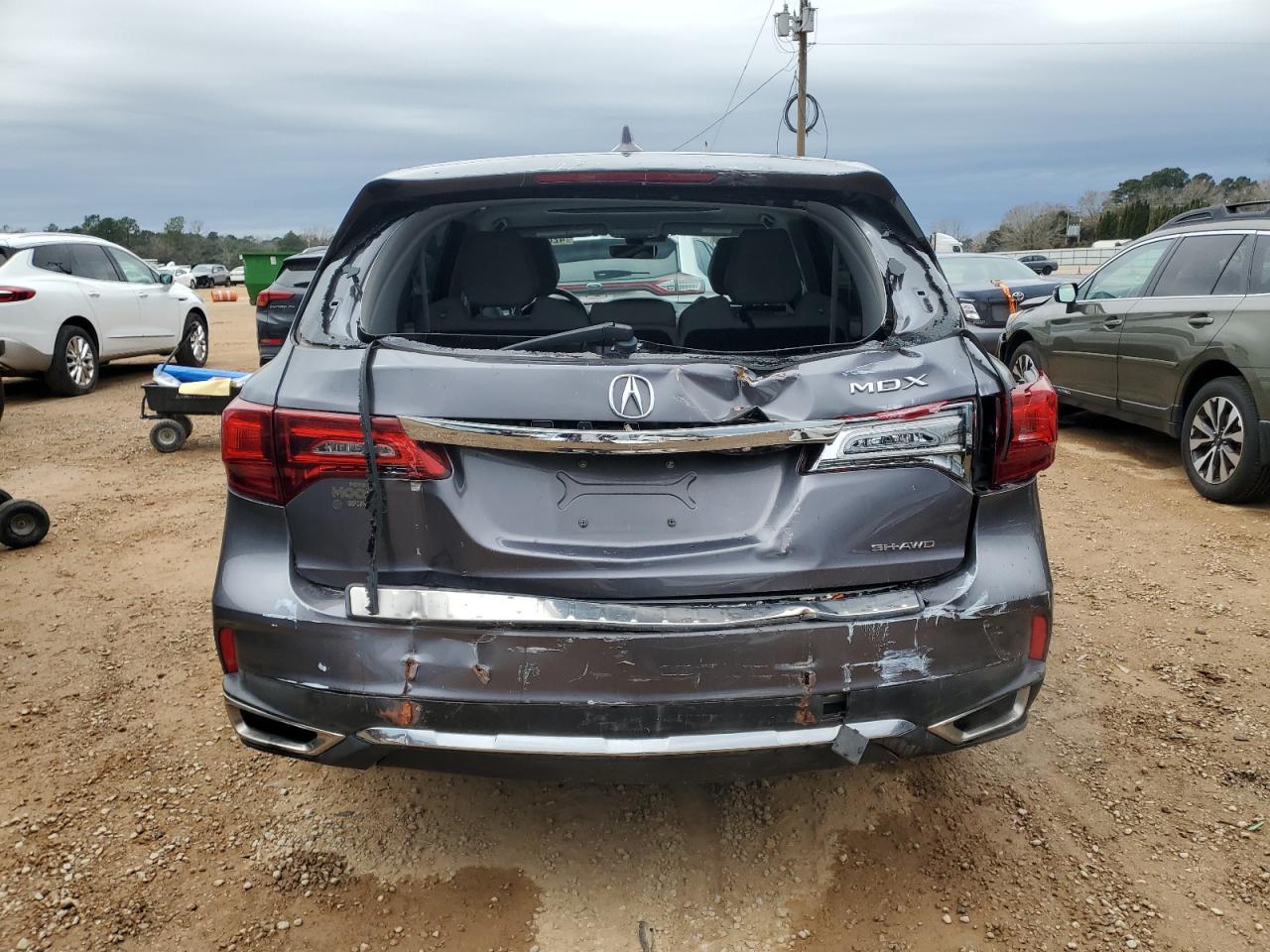 2018 Acura MDX VIN 5J8YD4H37JL014122 Copart auction photo, rear end damage thumbnail 6
