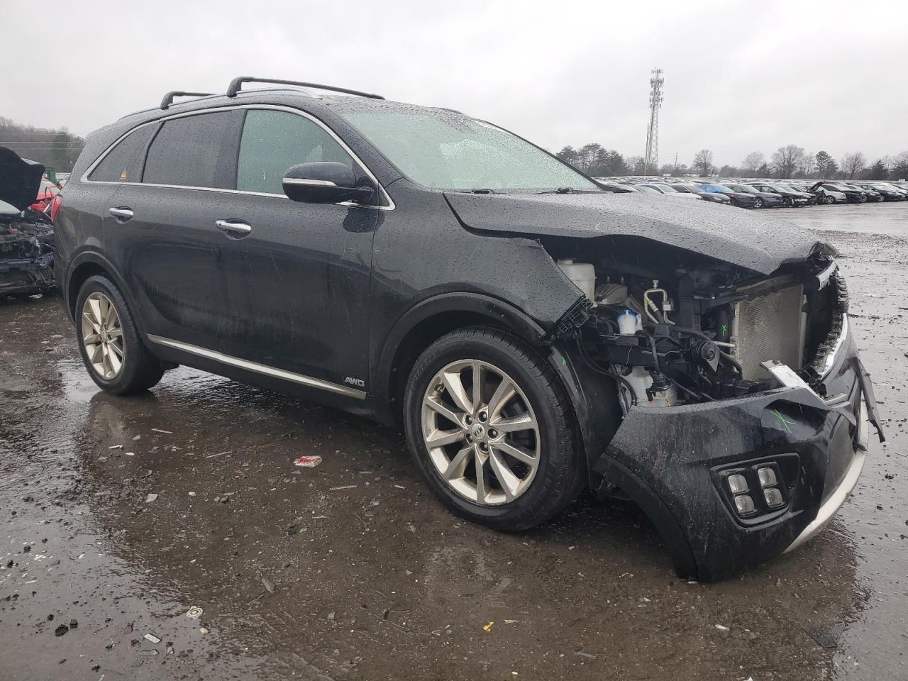 2017 KIA Sorento VIN 5XYPKDA51HG304146 Copart auction photo, front end damage thumbnail 4