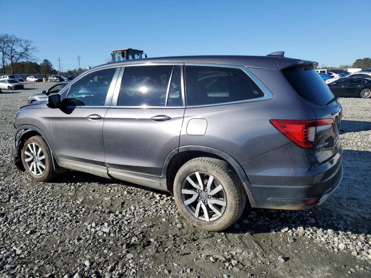 2021 Honda Pilot VIN 5FNYF5H57MB027475 Copart auction photo, front end damage thumbnail 2