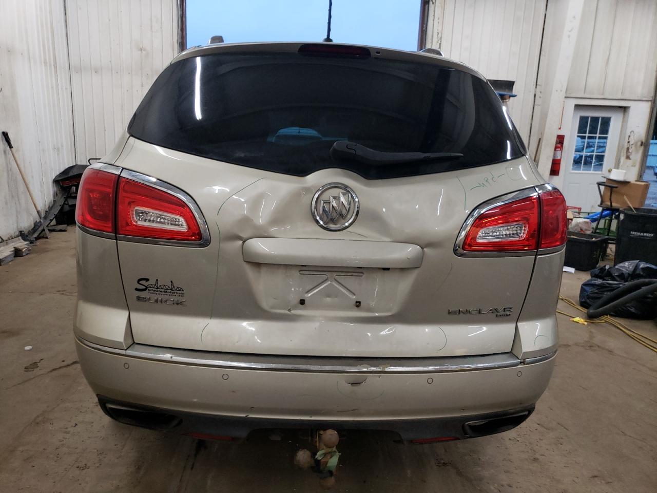 2015 Buick Enclave VIN 5GAKVBKD3FJ303364 Copart auction photo, front end / rear end damage thumbnail 6