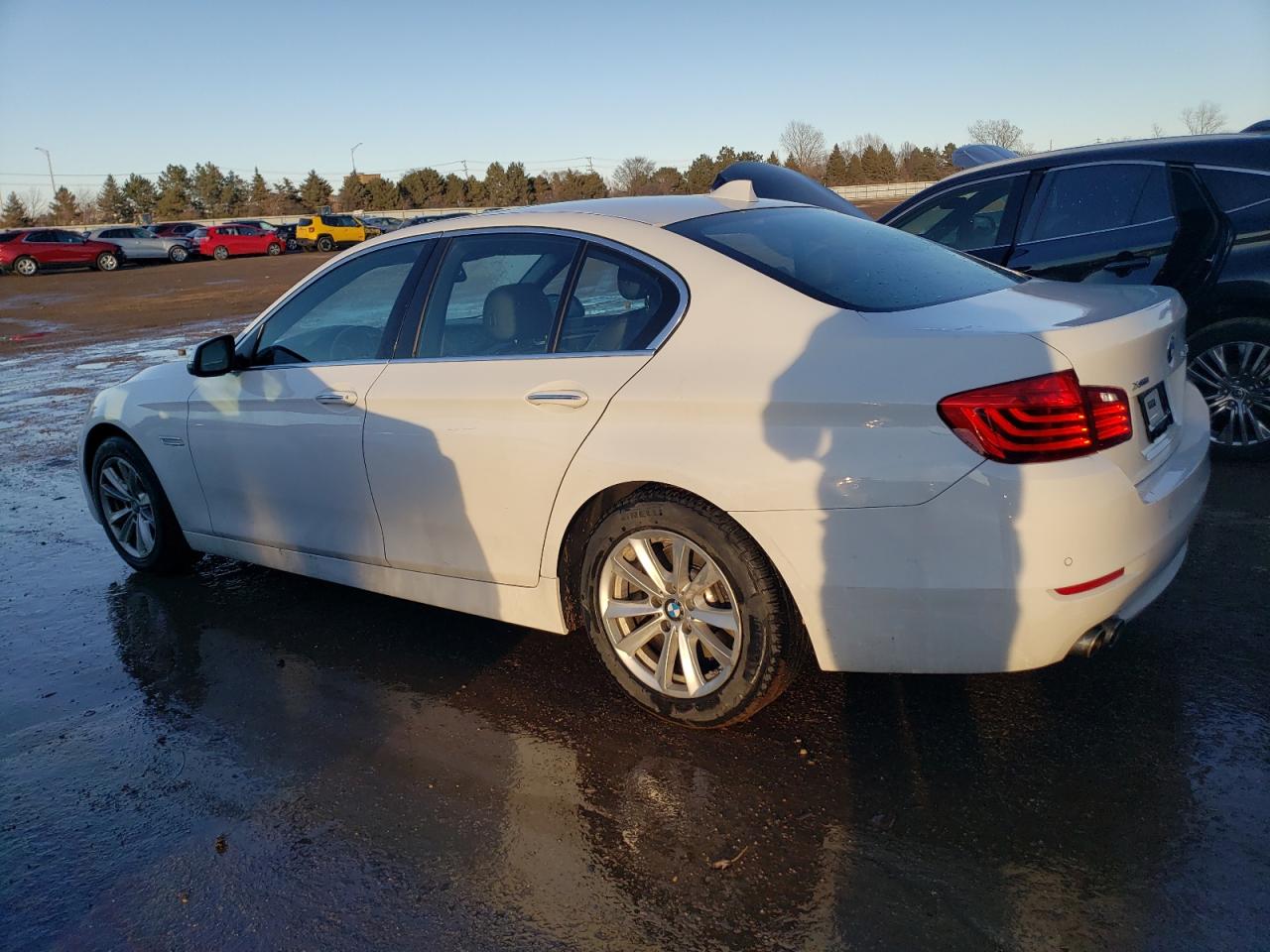 2014 BMW 5er VIN WBA5A7C54ED619345 Copart auction photo, water/flood damage thumbnail 2