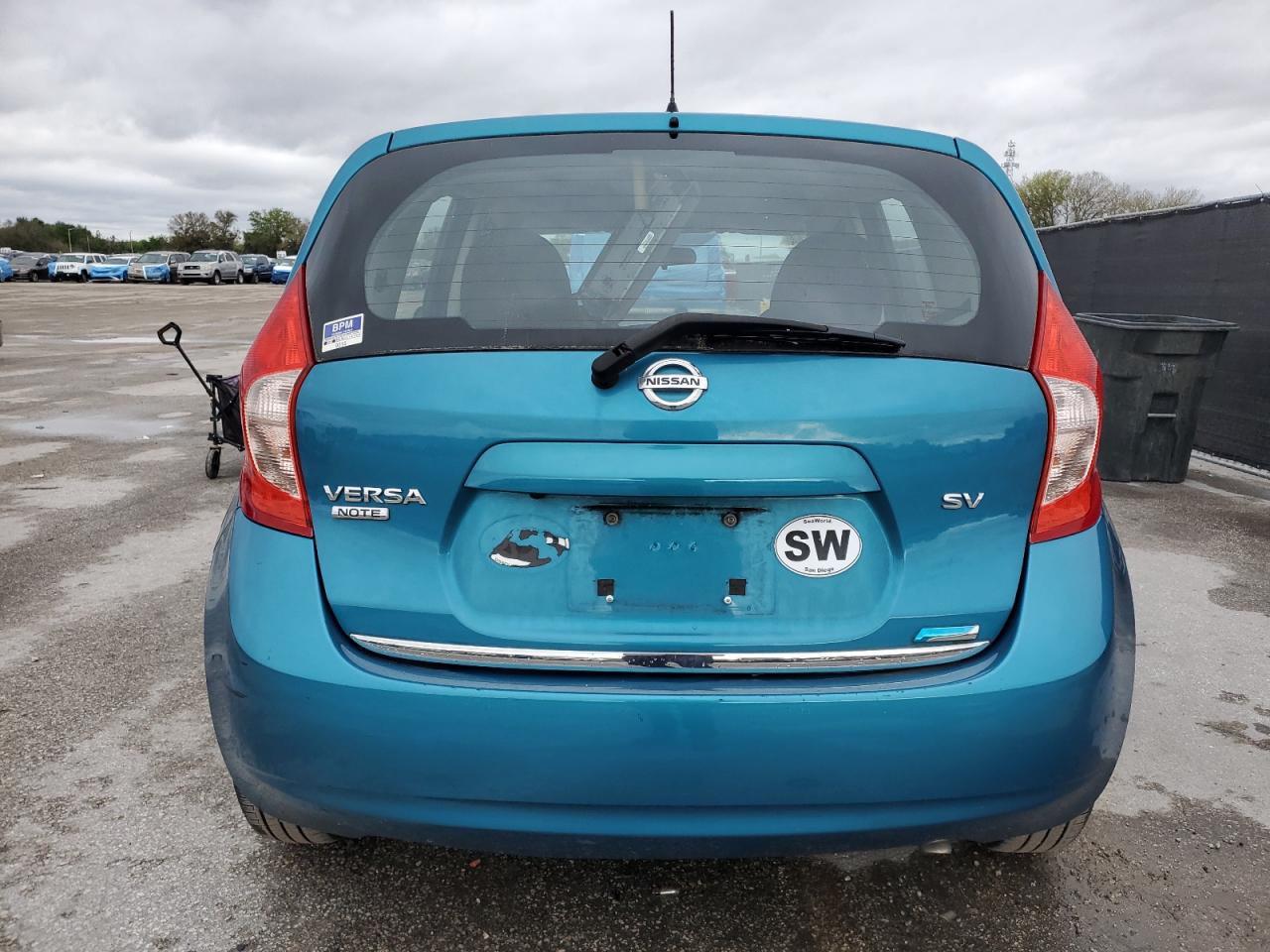 2014 Nissan Versa VIN 3N1CE2CP7EL432357 Copart auction photo, front end damage thumbnail 6