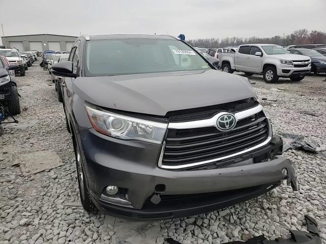 2016 Toyota Highlander VIN 5TDDKRFH8GS279489 Copart auction photo, front end damage thumbnail 12