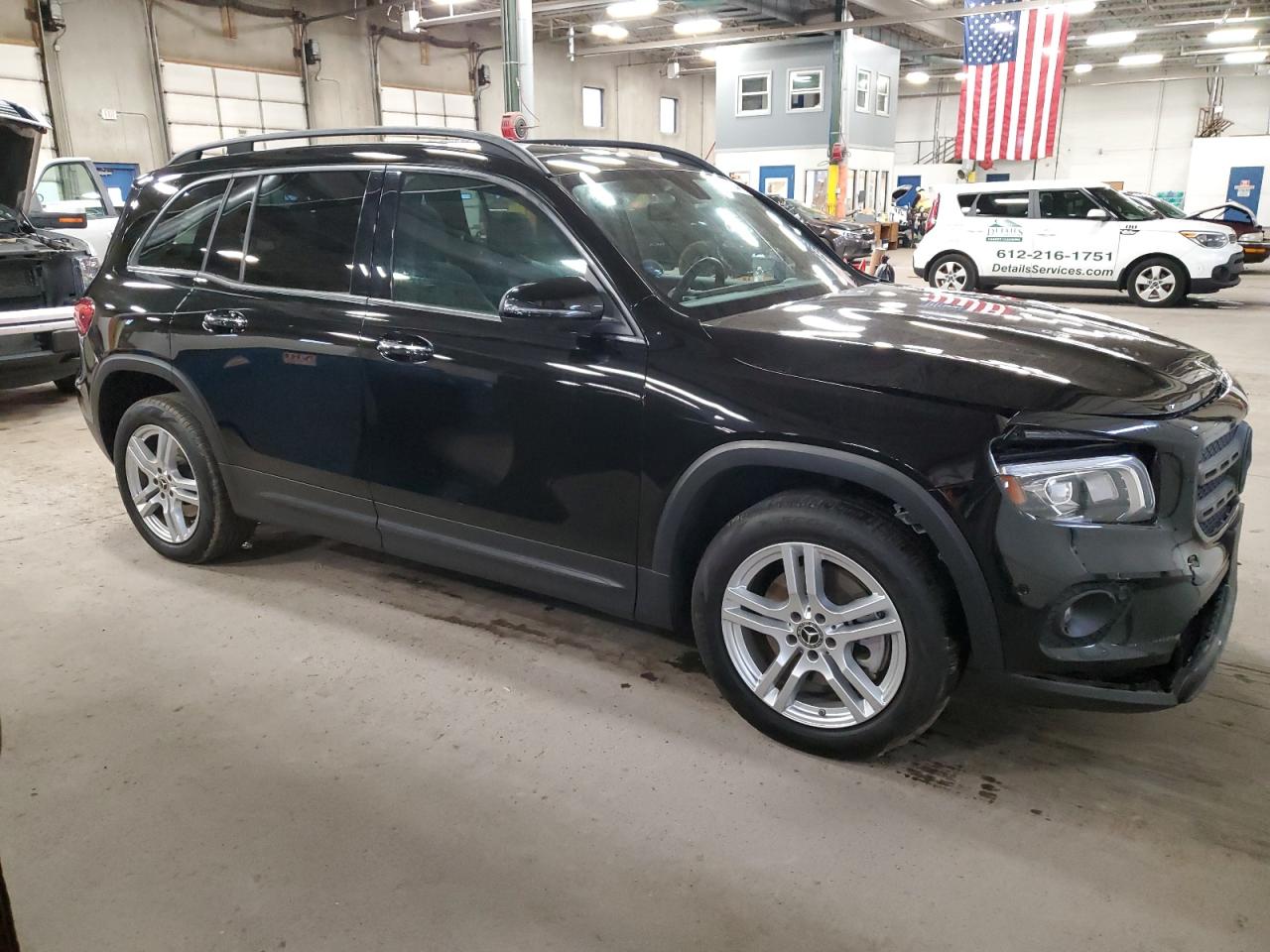 2021 Mercedes-Benz GLB VIN W1N4M4HBXMW122024 Copart auction photo, front end damage thumbnail 4