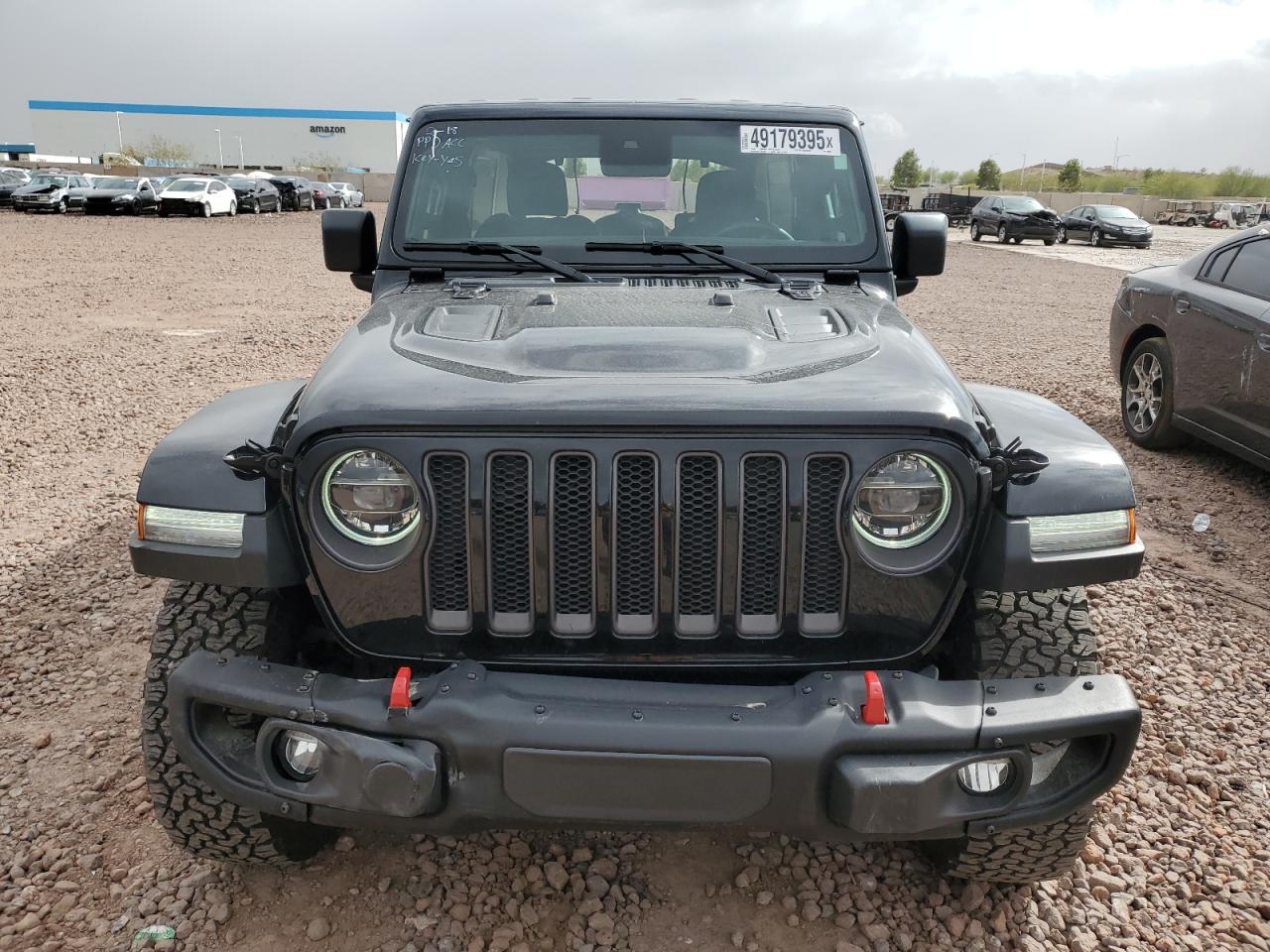 2021 Jeep Wrangler VIN 1C4HJXFG7MW586020 Copart auction photo, rear end damage thumbnail 5