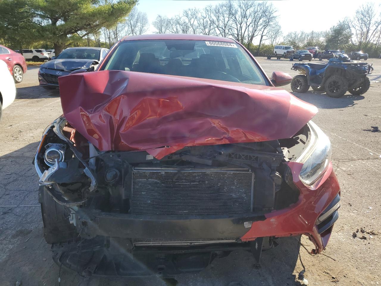 2019 KIA Forte VIN 3KPF24AD1KE052812 Copart auction photo, front end / undercarriage damage thumbnail 5