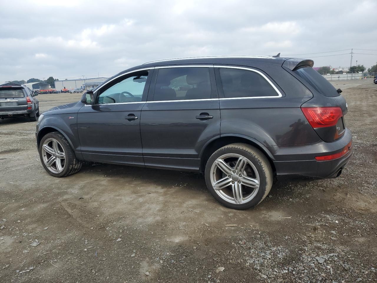 2014 Audi Q7 VIN WA1DGAFE3ED000736 Copart auction photo, side damage thumbnail 2
