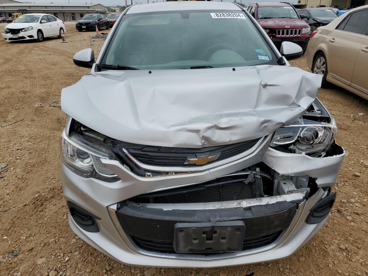 2018 Chevrolet Sonic VIN 1G1JD5SHXJ4129195 Copart auction photo, front end damage thumbnail 5