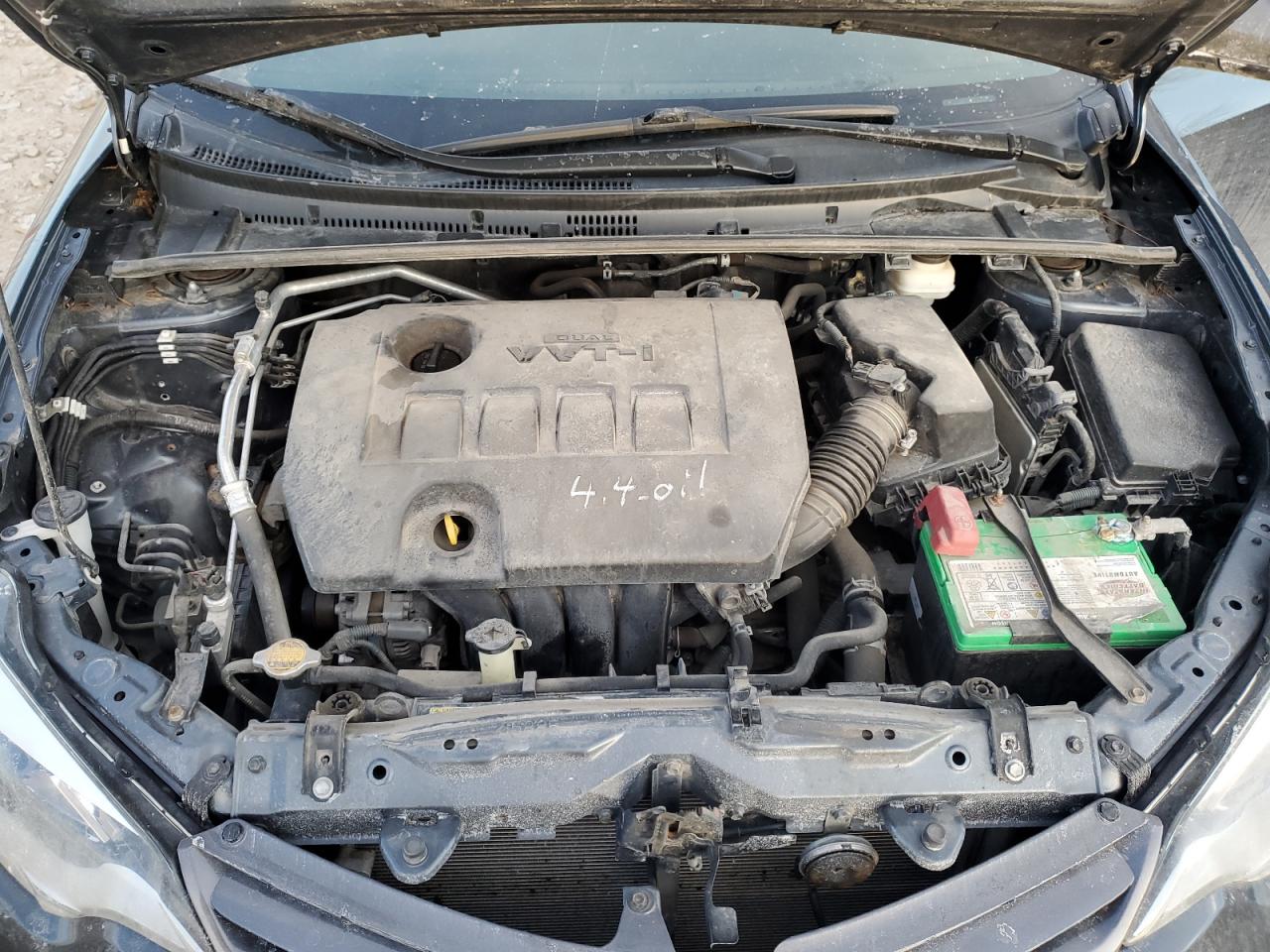 2015 Toyota Corolla VIN 2T1BURHE1FC435237 Copart auction photo, rear end / undercarriage damage thumbnail 12