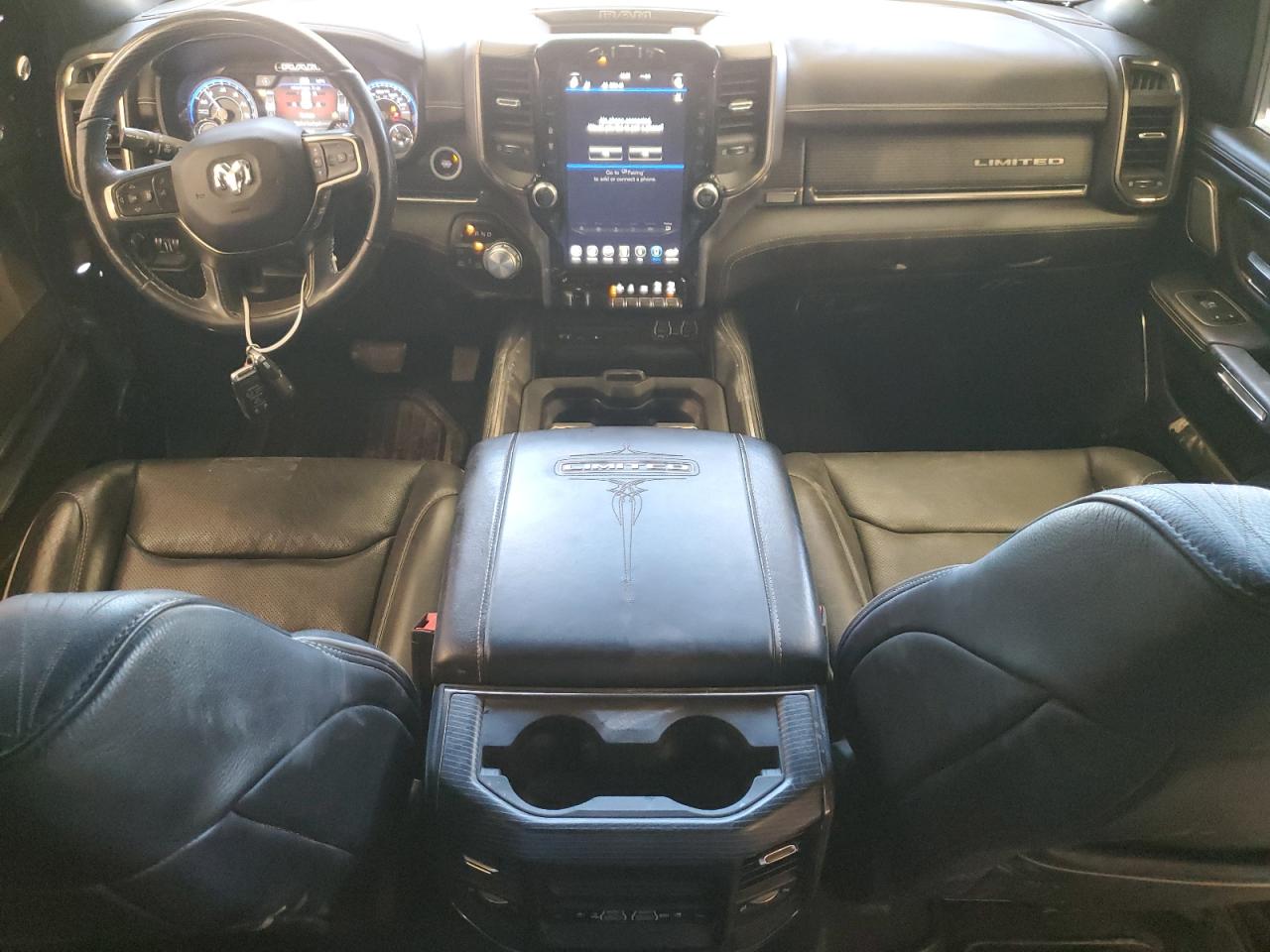 2019 RAM 1500 VIN 1C6SRFHT5KN572985 Copart auction photo, front end / side damage thumbnail 8