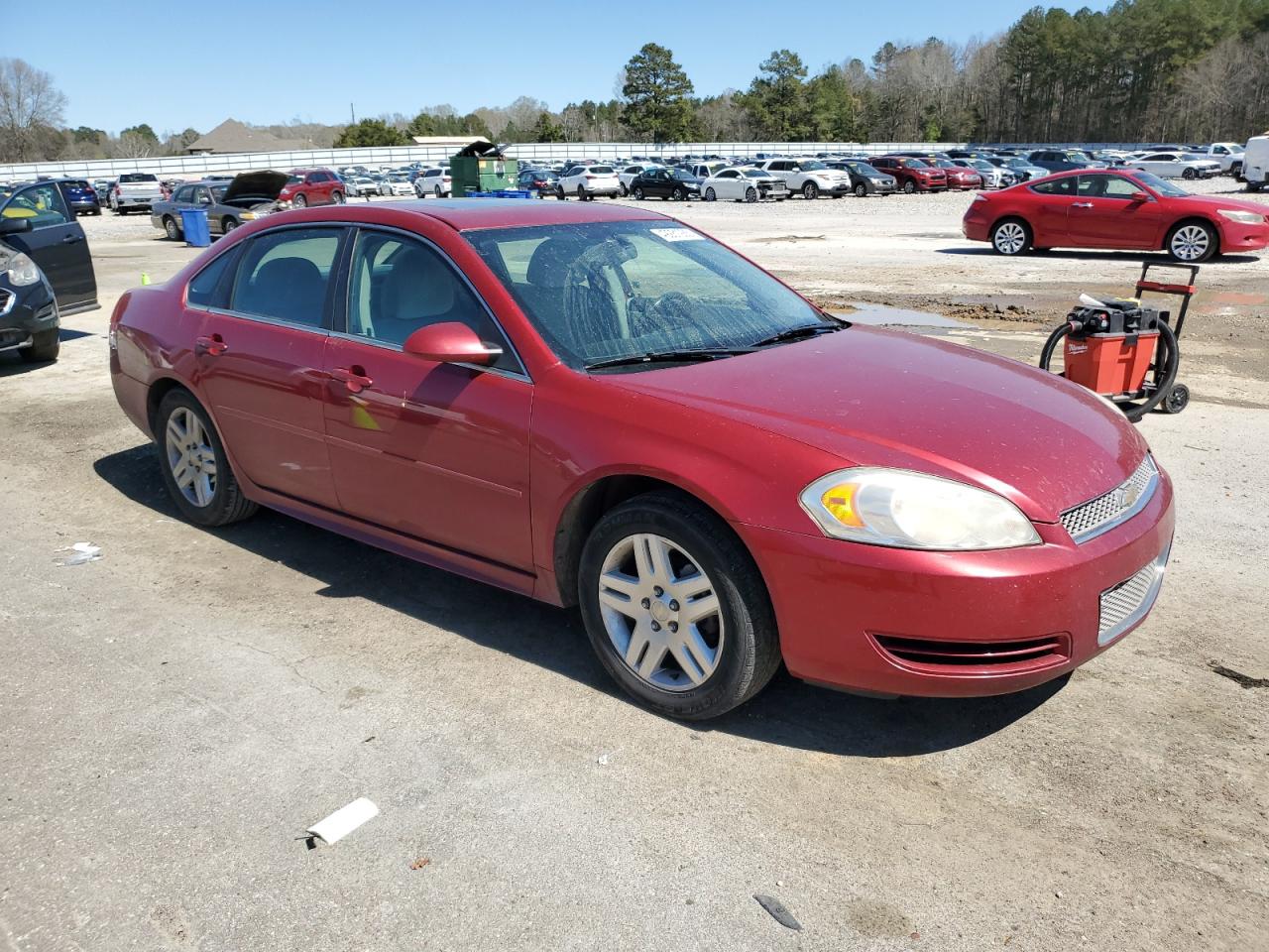 2014 Chevrolet Impala VIN 2G1WB5E34E1126516 Copart auction photo, rear end / minor dent/scratches damage thumbnail 4