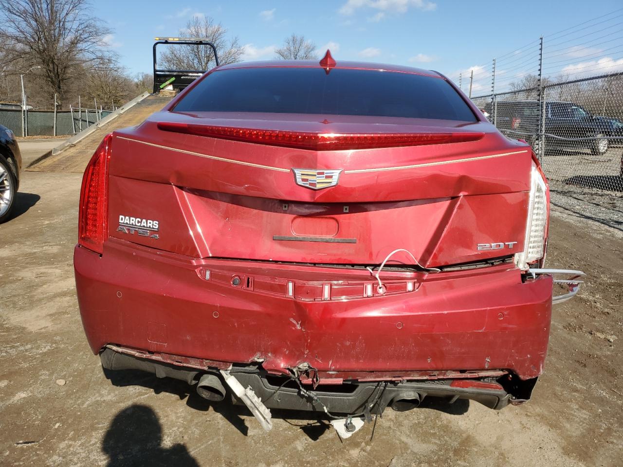 2015 Cadillac ATS VIN 1G6AH5RX5F0116509 Copart auction photo, rear end / minor dent/scratches damage thumbnail 6