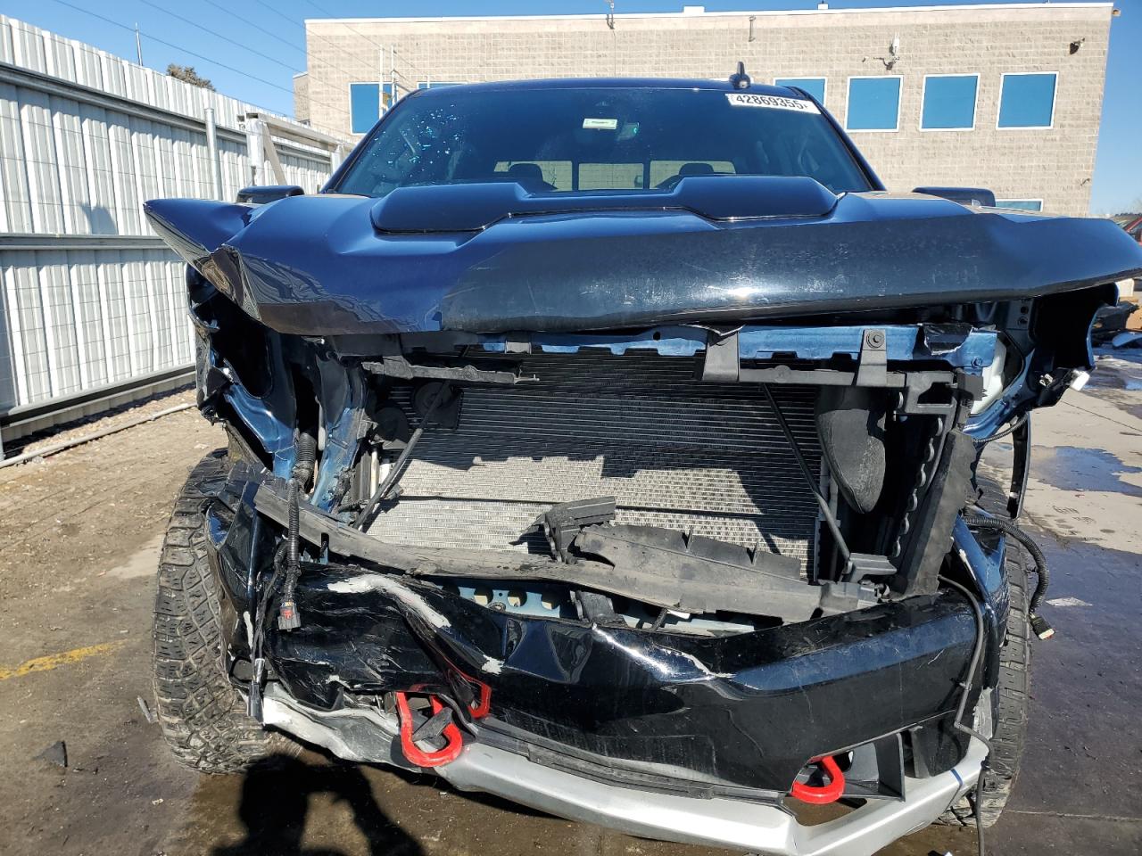 2023 Chevrolet Silverado VIN 3GCUDHEL2PG214758 Copart auction photo, front end / side damage thumbnail 5