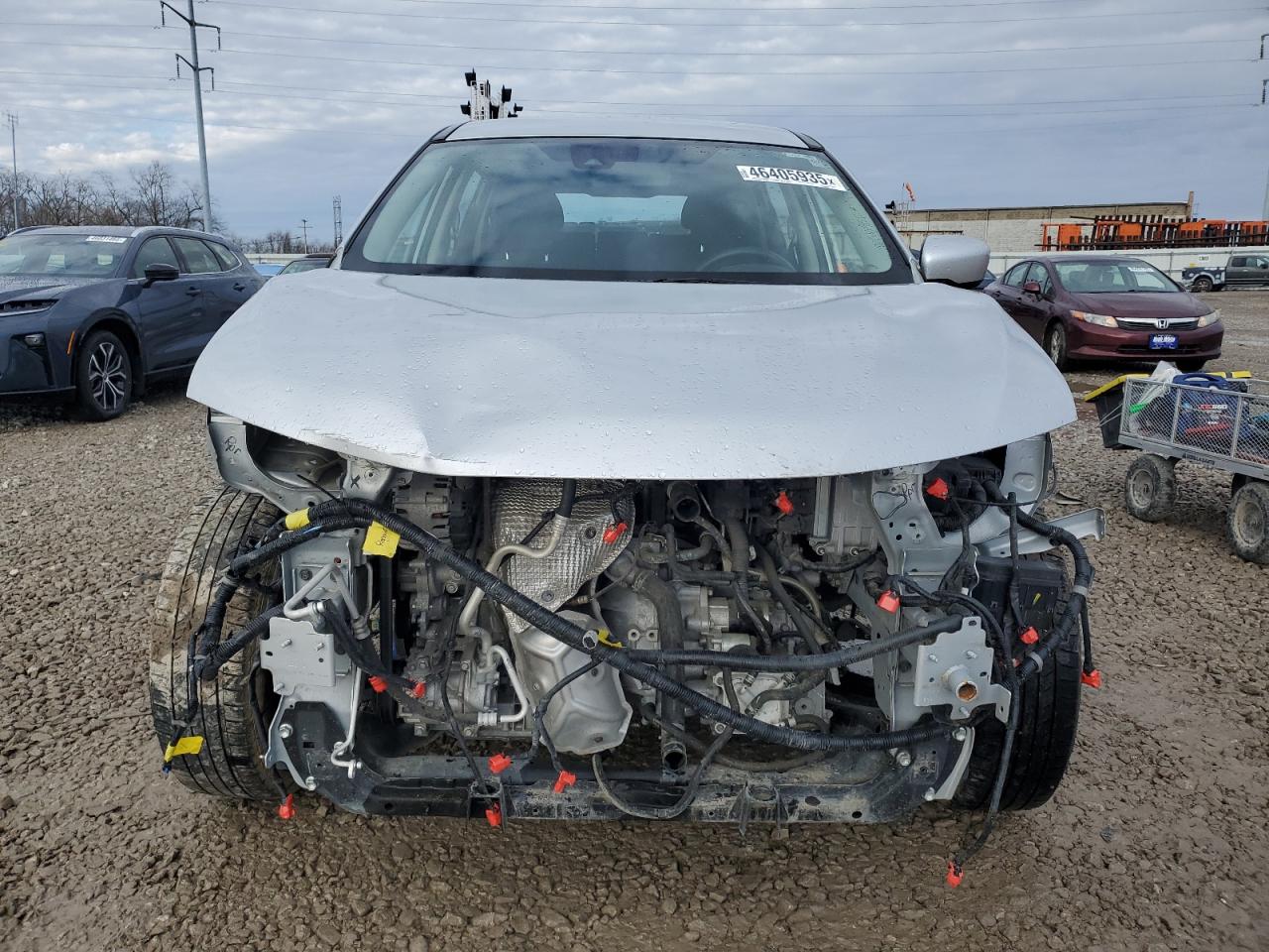 2020 Nissan Rogue VIN JN8AT2MT0LW031573 Copart auction photo, front end / side damage thumbnail 5