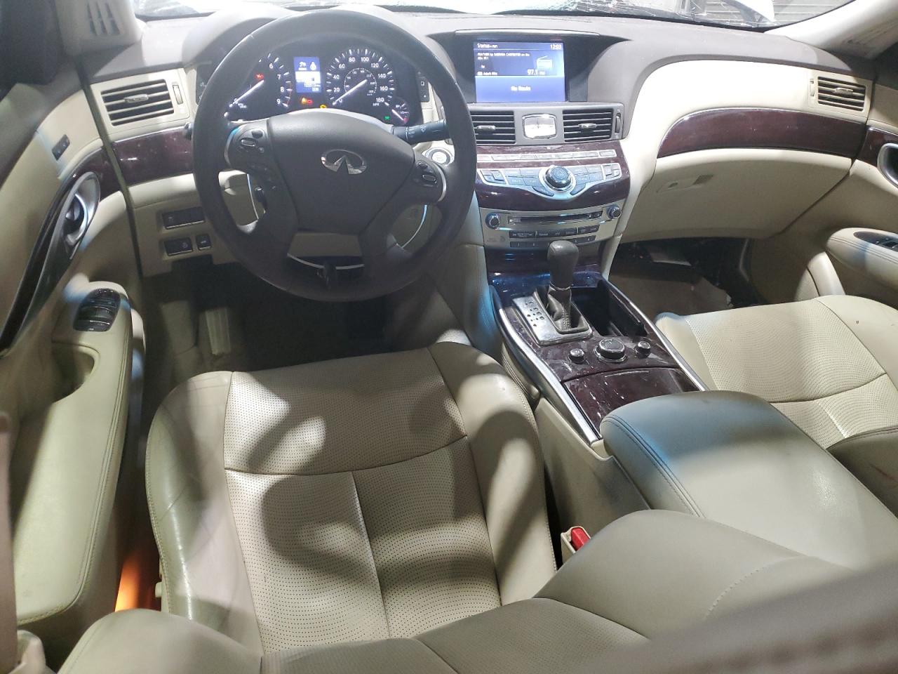 2015 Infiniti Q70 VIN JN1BY1AP8FM540073 Copart auction photo, front end / rear end damage thumbnail 8