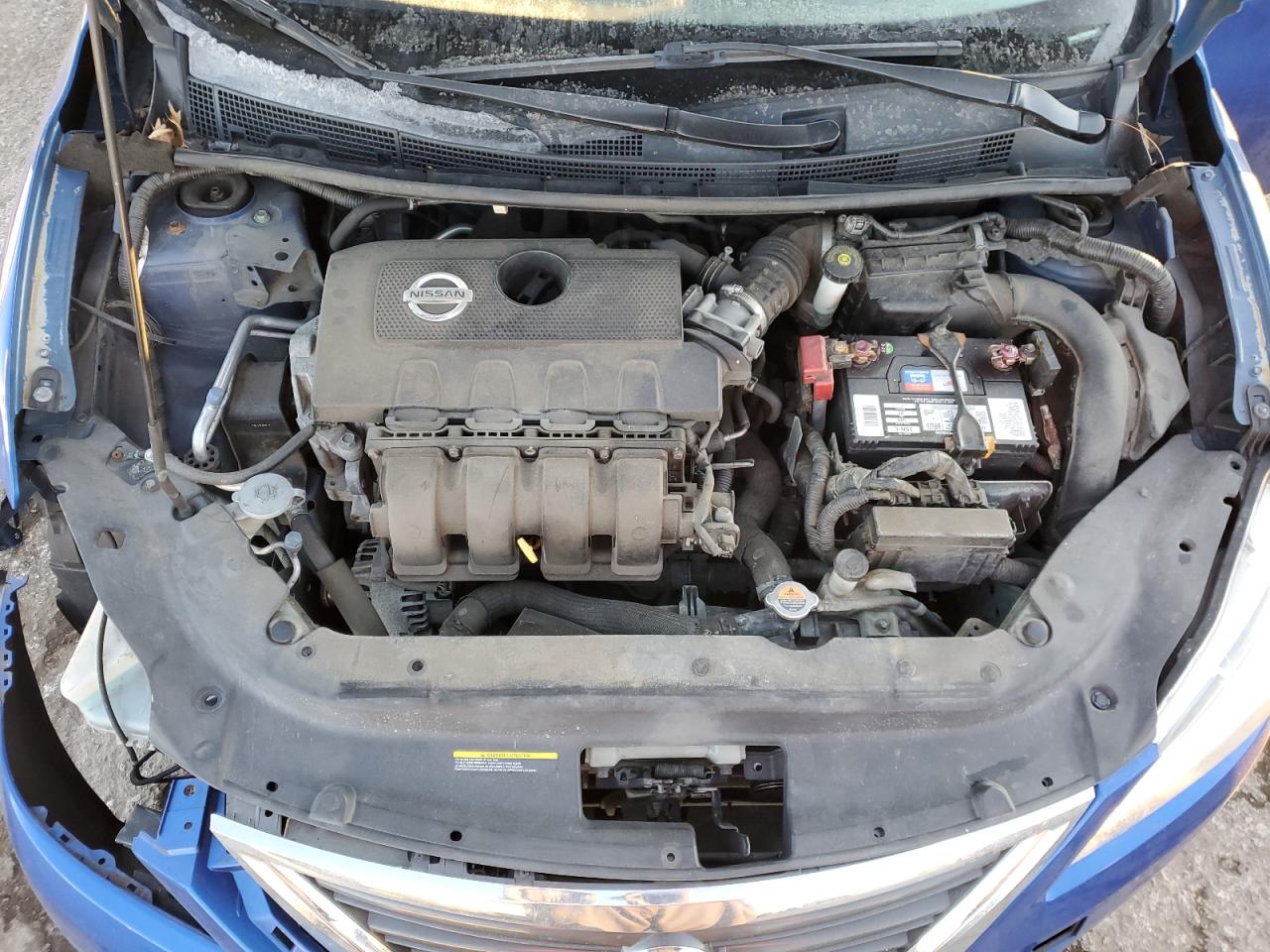 2014 Nissan Sentra VIN 3N1AB7AP5EL614994 Copart auction photo, front end damage thumbnail 13