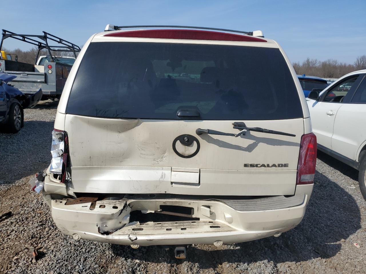 2005 Cadillac Escalade VIN 1GYEK63N25R219615 Copart auction photo, rear end damage thumbnail 6