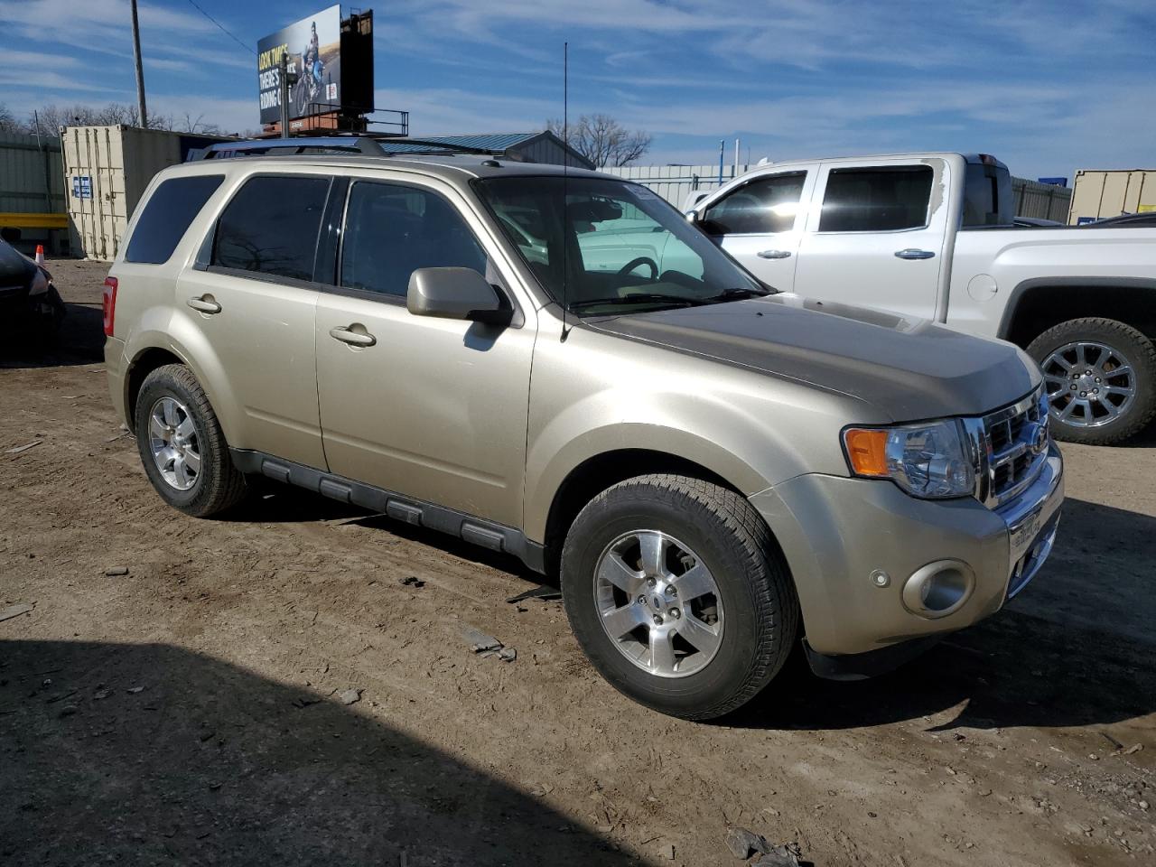 2011 Ford Escape VIN 1FMCU0E73BKC40556 Copart auction photo, rear end damage thumbnail 4