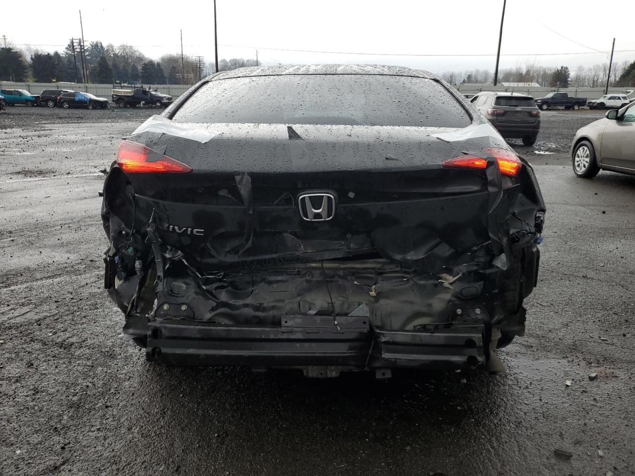 2016 Honda Civic VIN 2HGFC2F52GH520420 Copart auction photo, rear end / front end damage thumbnail 6