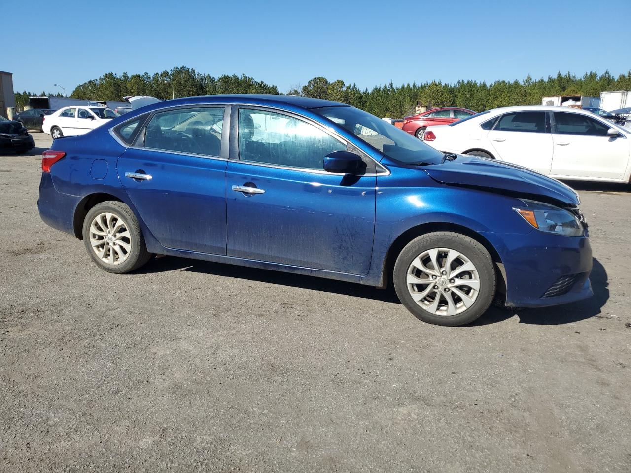 2018 Nissan Sentra VIN 3N1AB7AP5JL640957 Copart auction photo, front end damage thumbnail 4