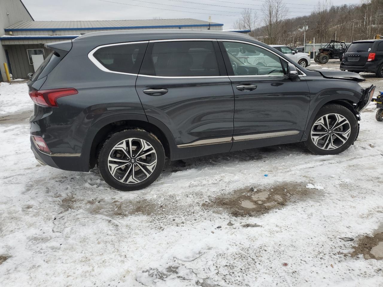 2020 Hyundai Santa Fe VIN 5NMS5CAA6LH186151 Copart auction photo, rollover damage thumbnail 3