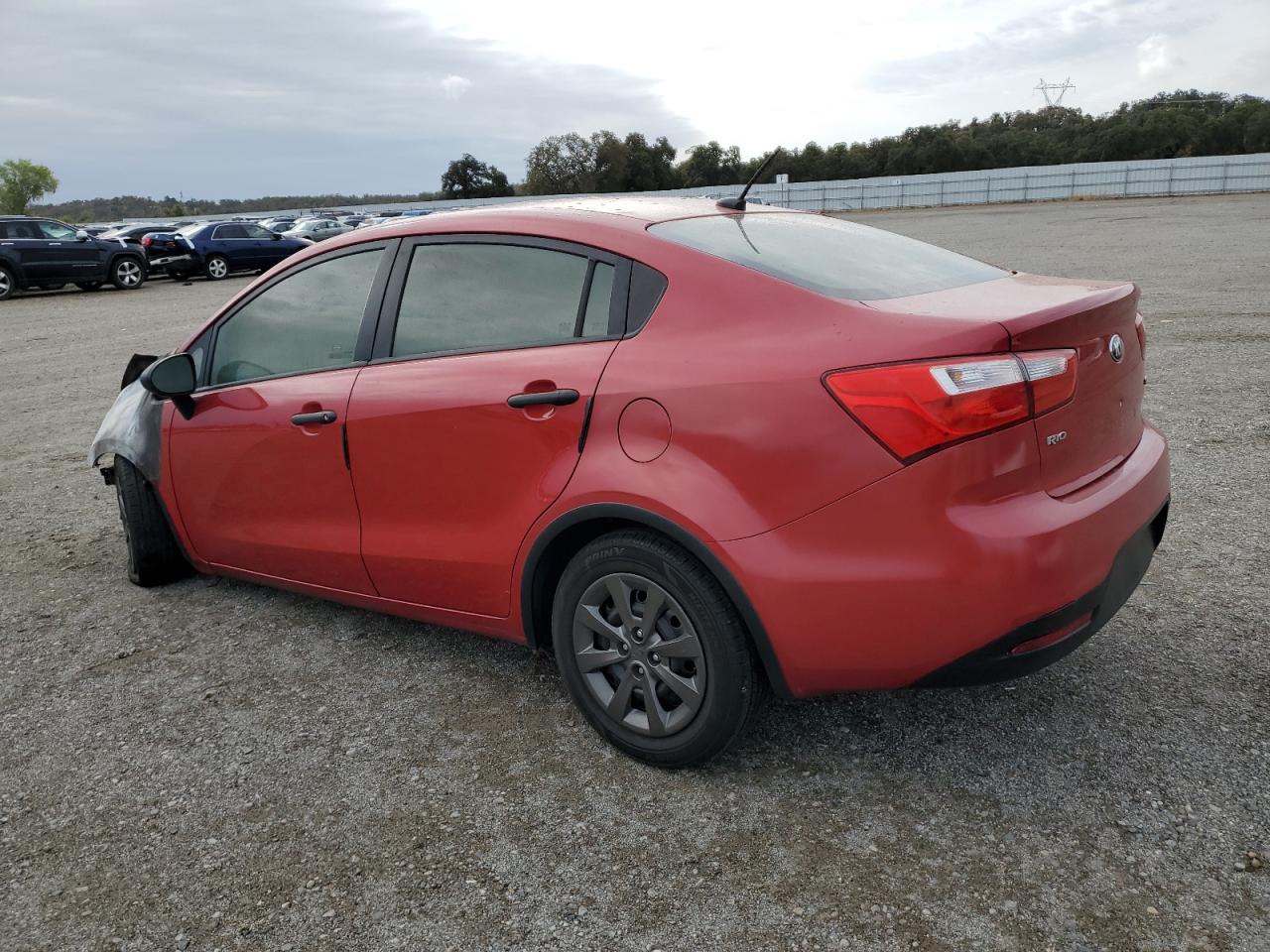 2013 KIA Rio VIN KNADM4A38D6269580 Copart auction photo, burn - engine / missing/altered vin damage thumbnail 2