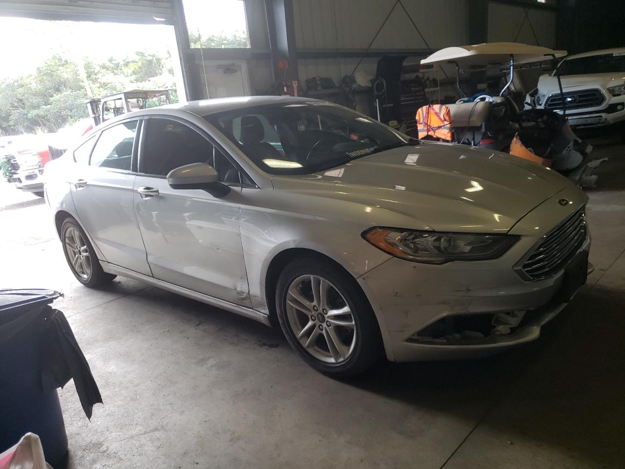 2018 Ford Fusion VIN 3FA6P0H74JR111911 Copart auction photo, rear end damage thumbnail 4