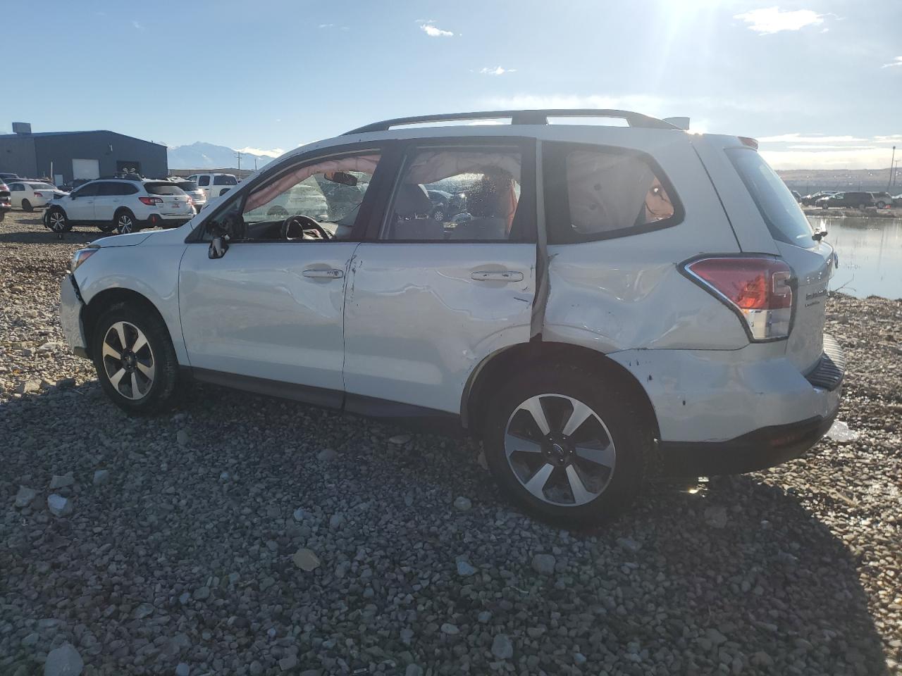 2018 Subaru Forester VIN JF2SJABC0JH444275 Copart auction photo, all over damage thumbnail 2