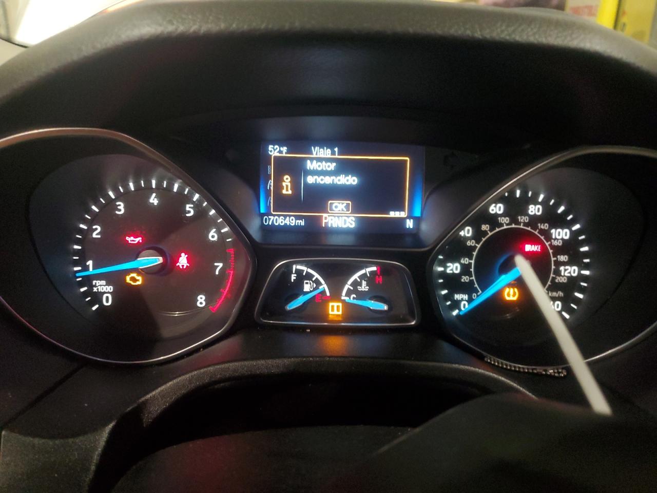 2018 Ford Focus VIN 1FADP3N20JL249686 Copart auction photo, front end damage thumbnail 9