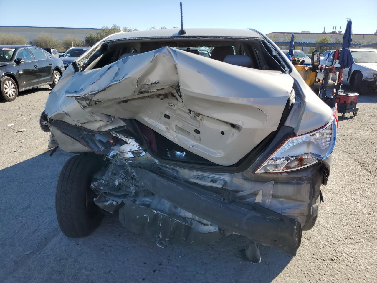 2016 Hyundai Accent VIN KMHCT4AE6GU065391 Copart auction photo, rear end damage thumbnail 6