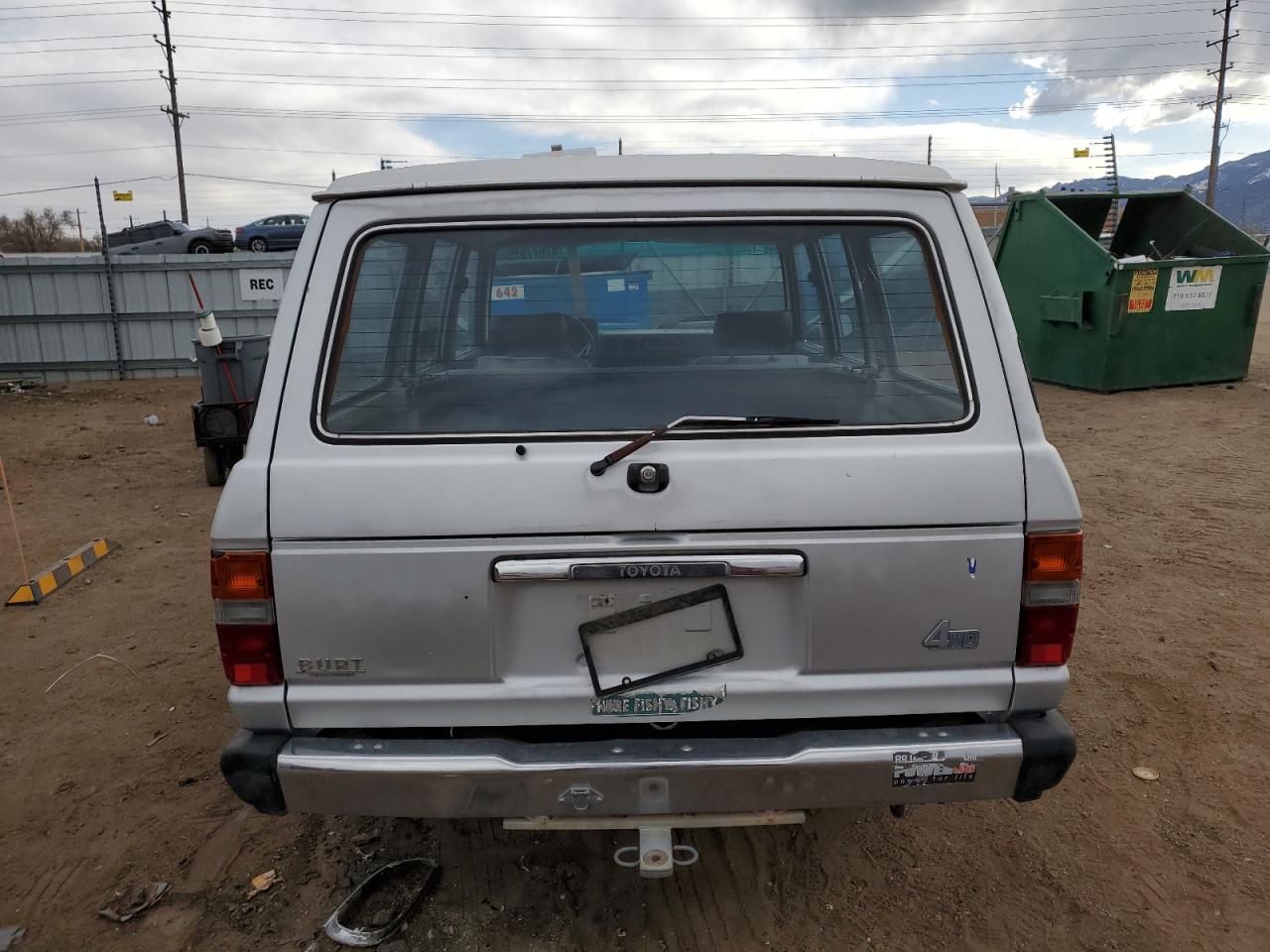 1987 Toyota Land Cruiser VIN JT3FJ60G5H1138179 Copart auction photo, front end / rear end damage thumbnail 6