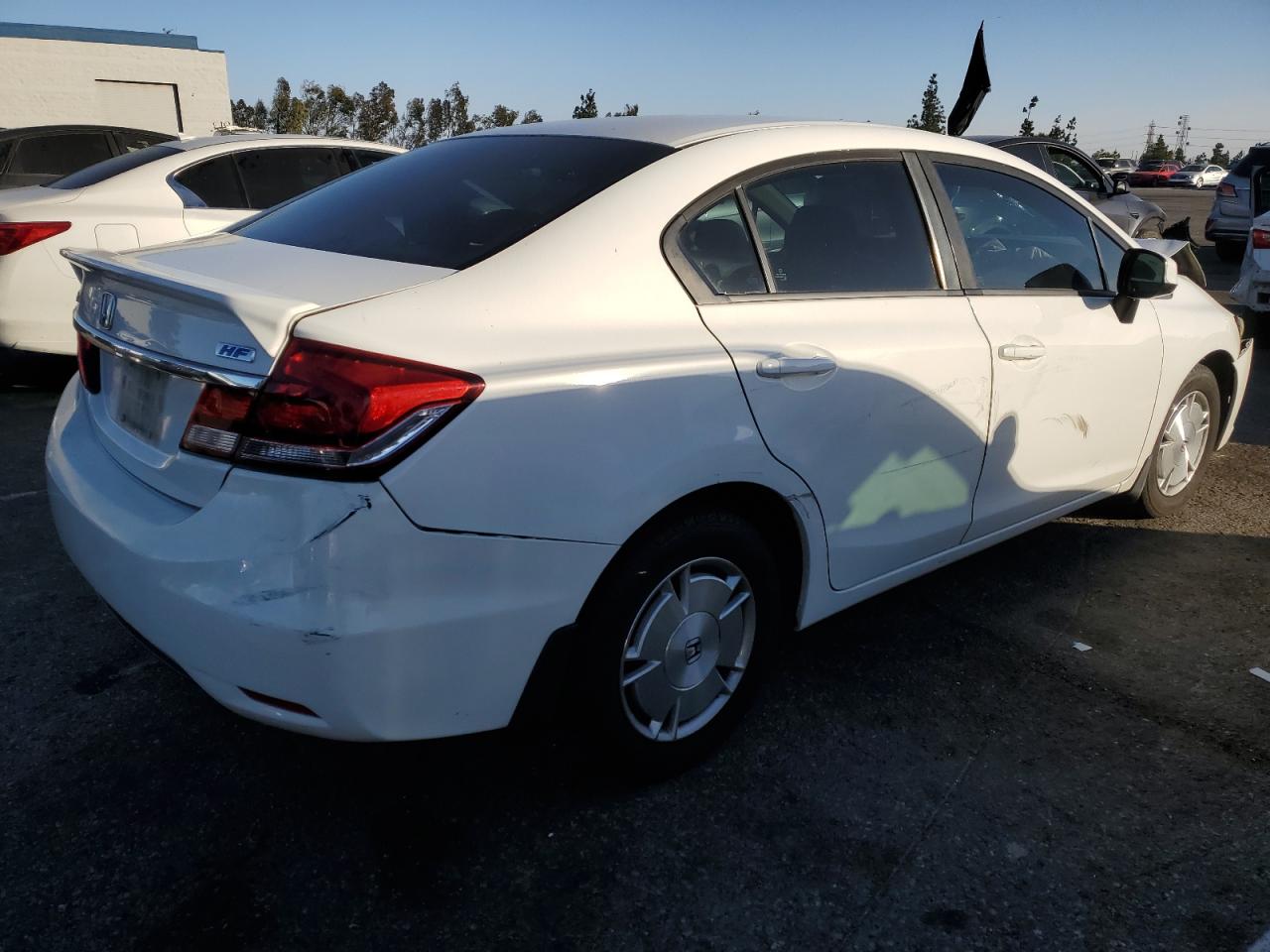 2013 Honda Civic VIN 2HGFB2F61DH529293 Copart auction photo, front end damage thumbnail 3