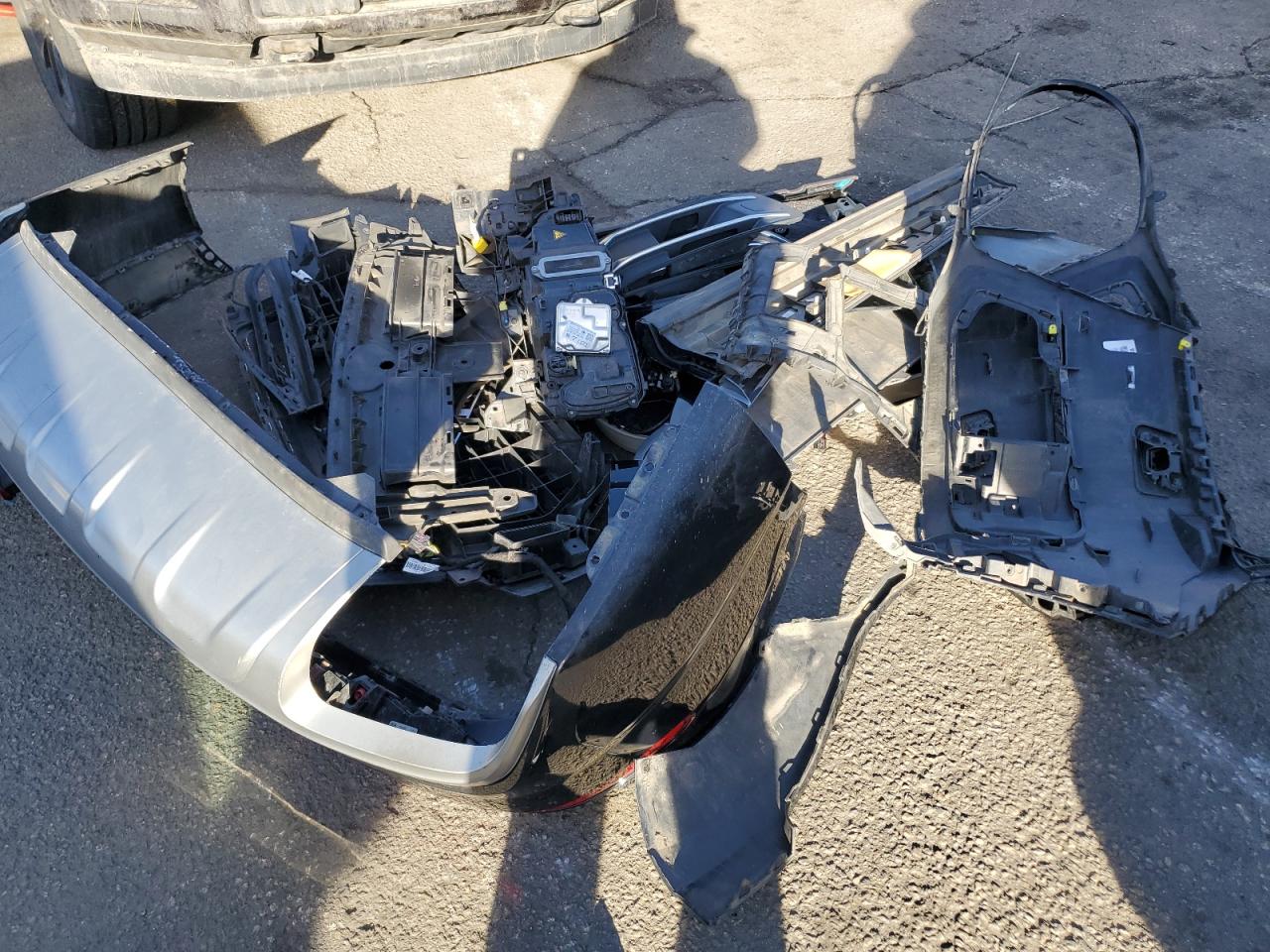 2017 Audi Q7 VIN WA1LAAF75HD013216 Copart auction photo, front end / rear end damage thumbnail 13