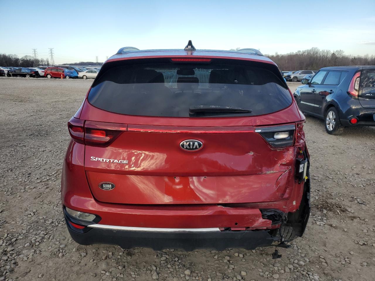 2021 KIA Sportage VIN KNDPNCAC7M7859156 Copart auction photo, rear end damage thumbnail 6