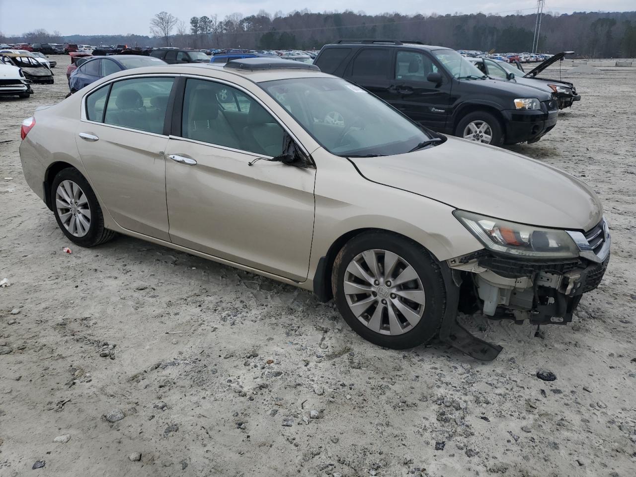 2014 Honda Accord VIN 1HGCR2F80EA148261 Copart auction photo, all over damage thumbnail 4