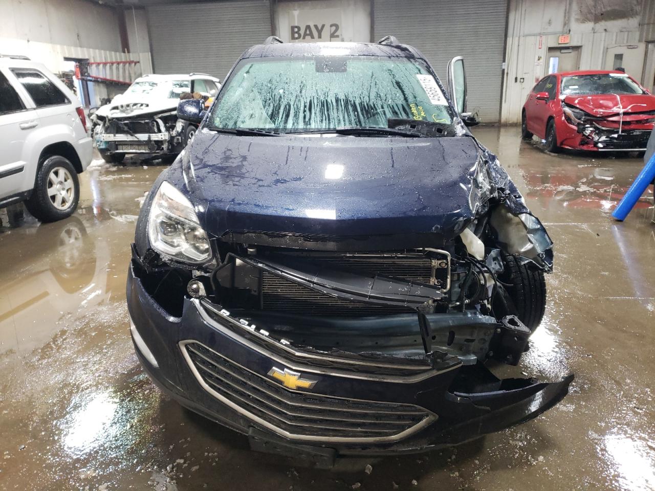 2017 Chevrolet Equinox VIN 2GNALCEK9H1561098 Copart auction photo, front end / side damage thumbnail 5