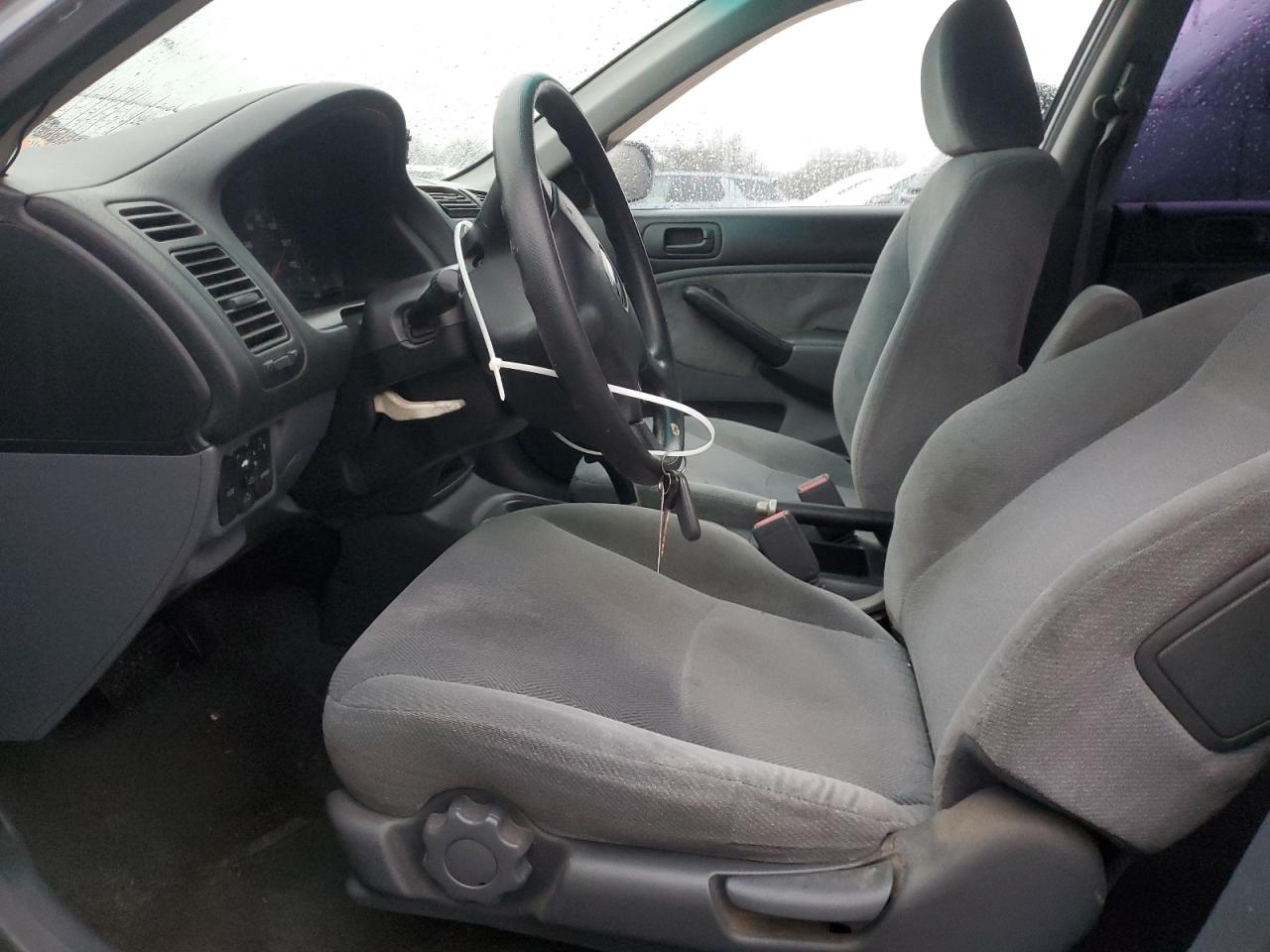 2001 Honda Civic VIN 2HGES26741H517784 Copart auction photo, front end damage thumbnail 7