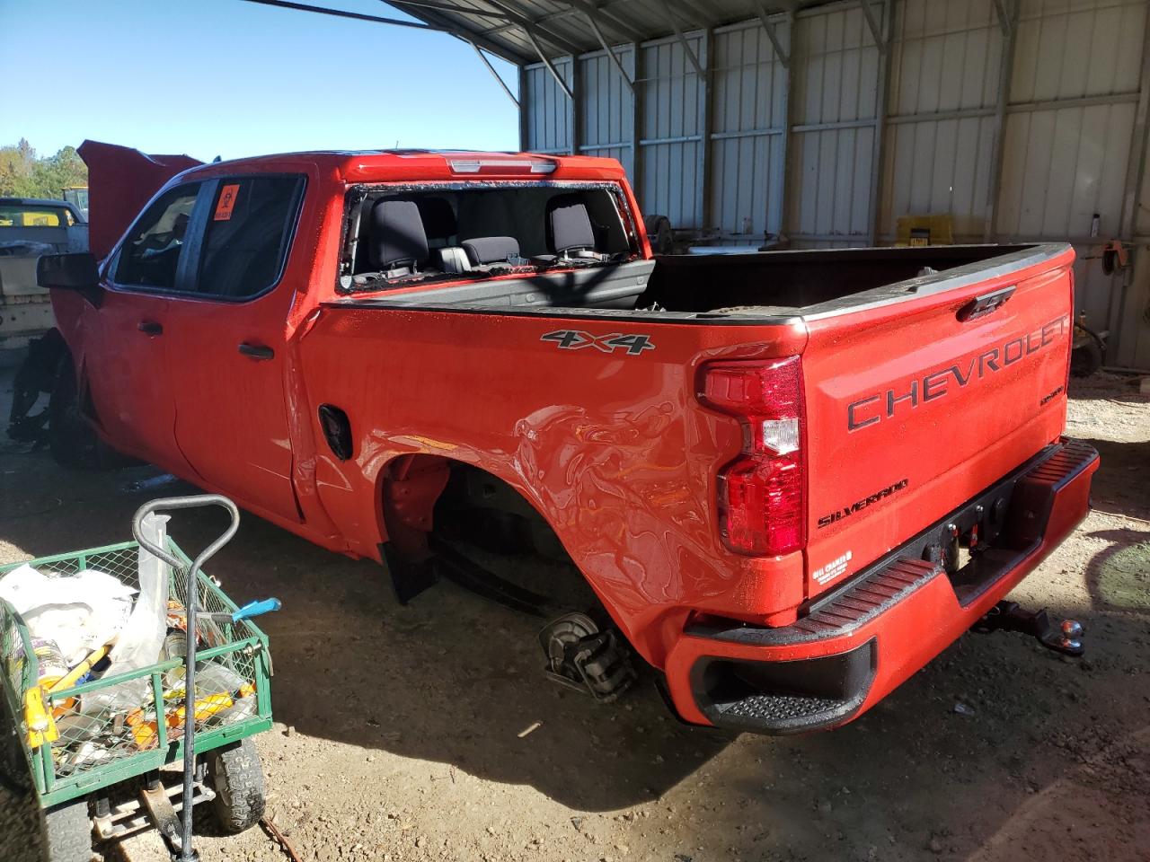 2023 Chevrolet Silverado VIN 1GCPDBEK3PZ104027 Copart auction photo, all over damage thumbnail 2