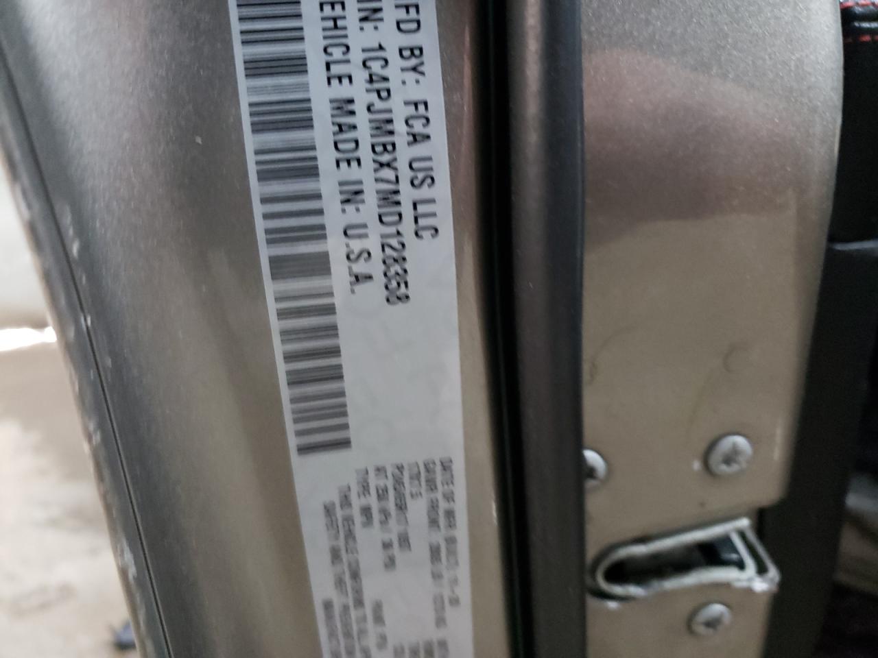 2021 Jeep Cherokee VIN 1C4PJMBX7MD128358 Copart auction photo, front end / undercarriage damage thumbnail 15