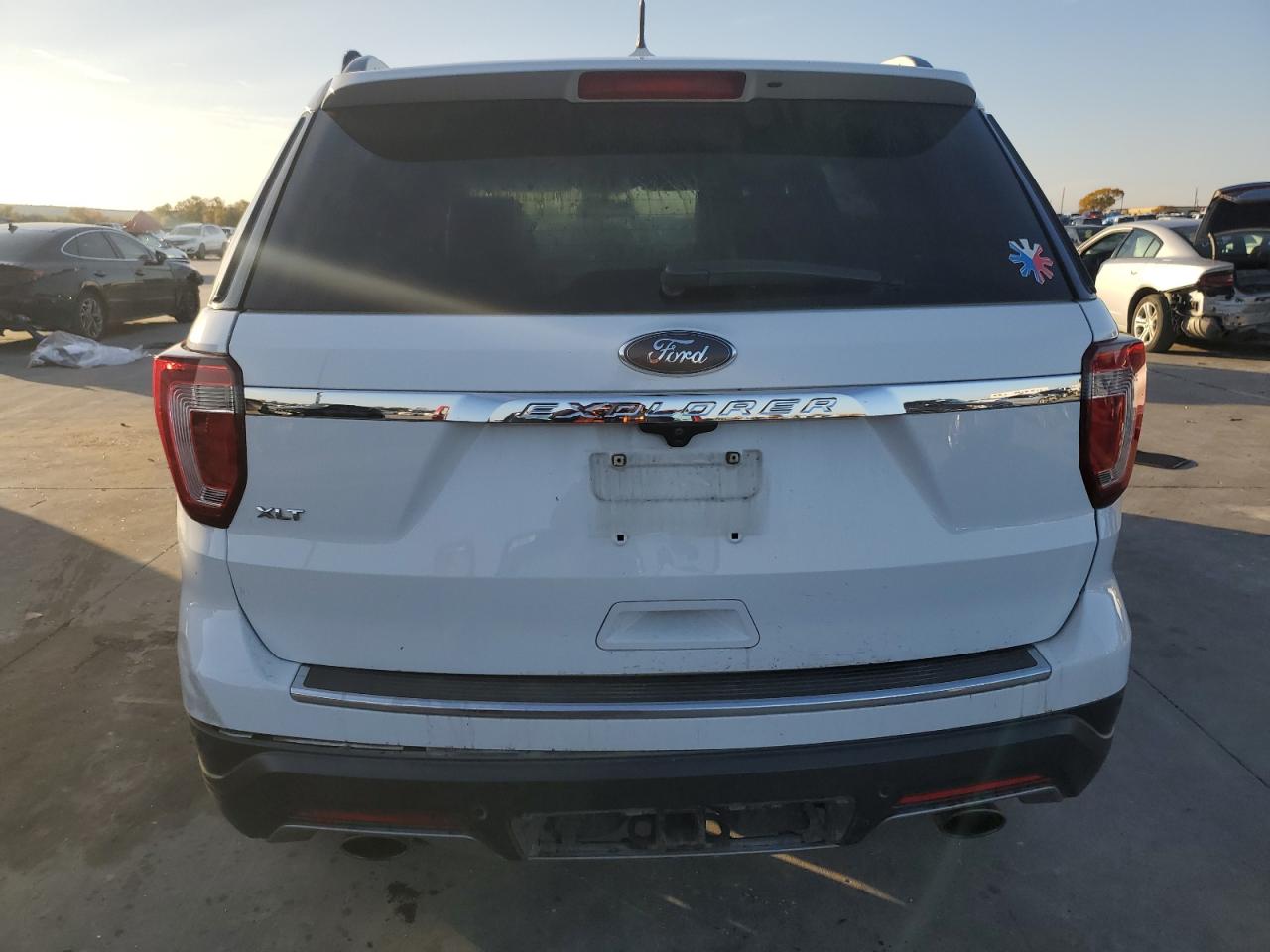 2018 Ford Explorer VIN 1FM5K7D88JGB85217 Copart auction photo, rear end damage thumbnail 6