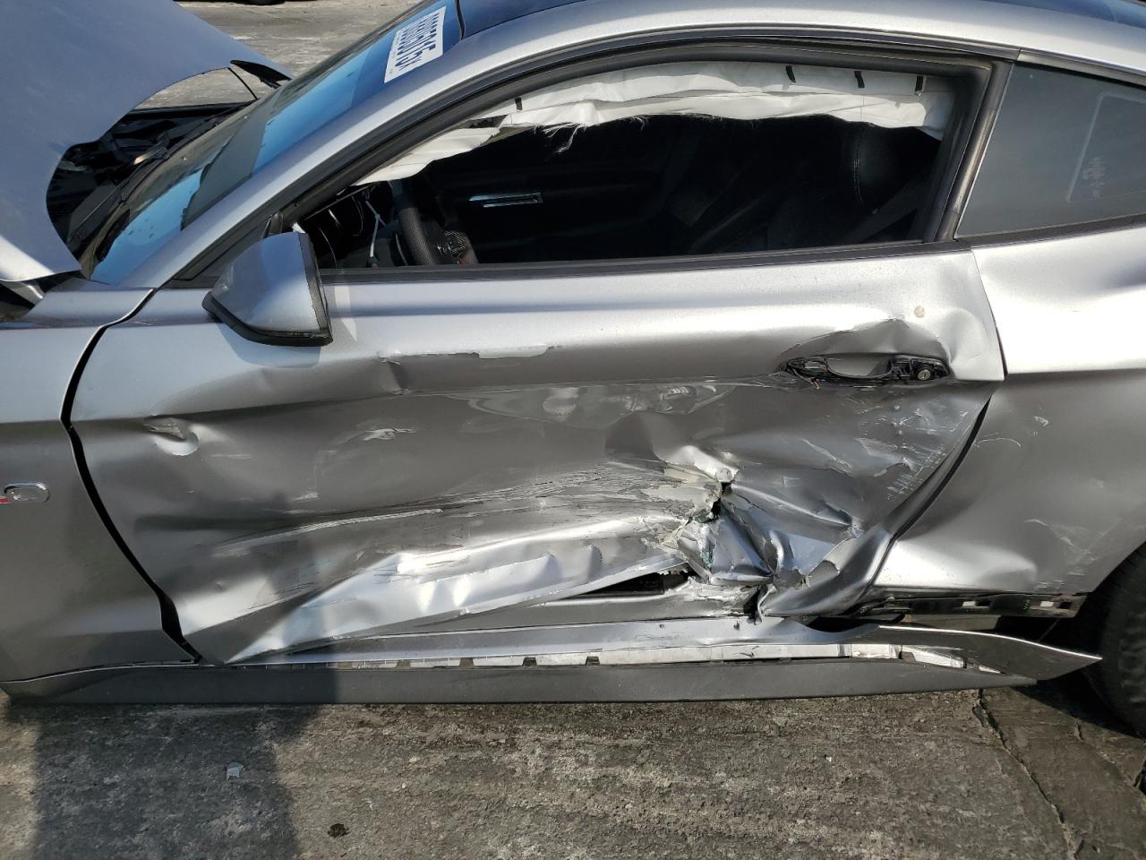 2020 Ford Mustang VIN 1FA6P8CF9L5136225 Copart auction photo, side damage thumbnail 7