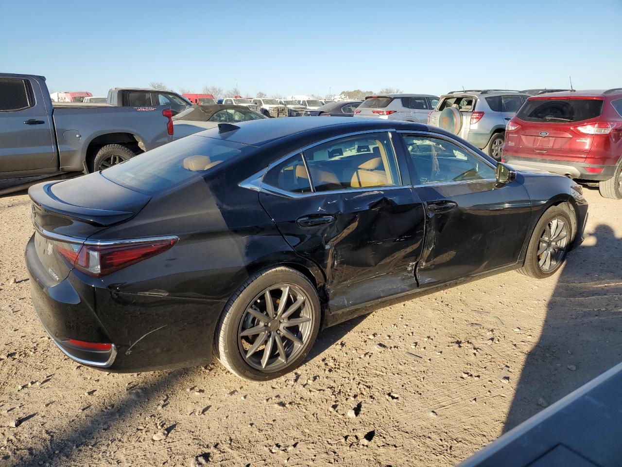 2024 Lexus ES VIN 58AEA1C1XRU041873 Copart auction photo, side damage thumbnail 3