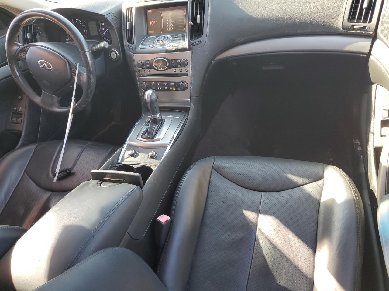 2012 Infiniti G VIN JN1CV6EK0CM421938 Copart auction photo, front end / side damage thumbnail 8