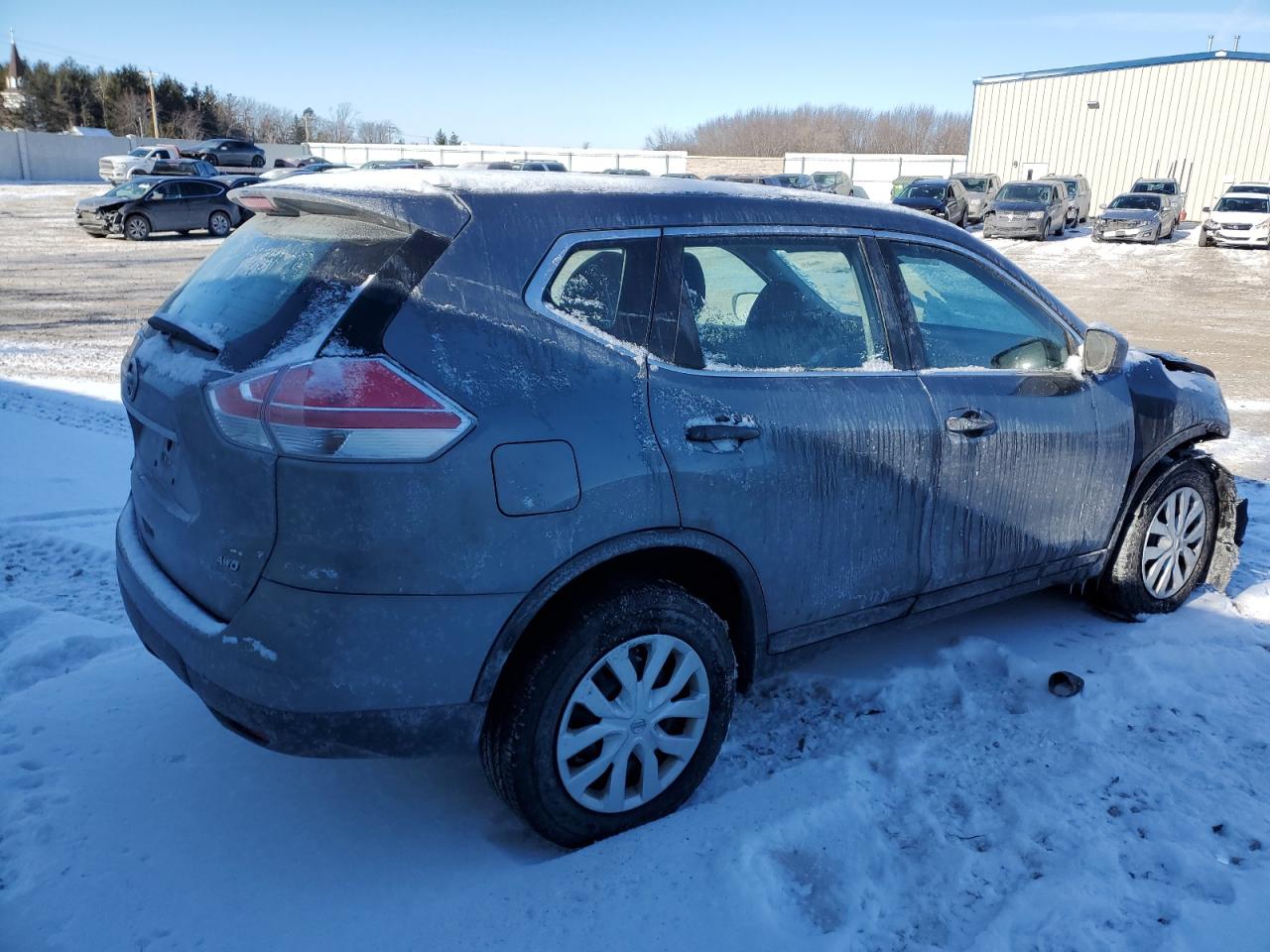 2016 Nissan Rogue VIN 5N1AT2MV4GC730124 Copart auction photo, front end damage thumbnail 3