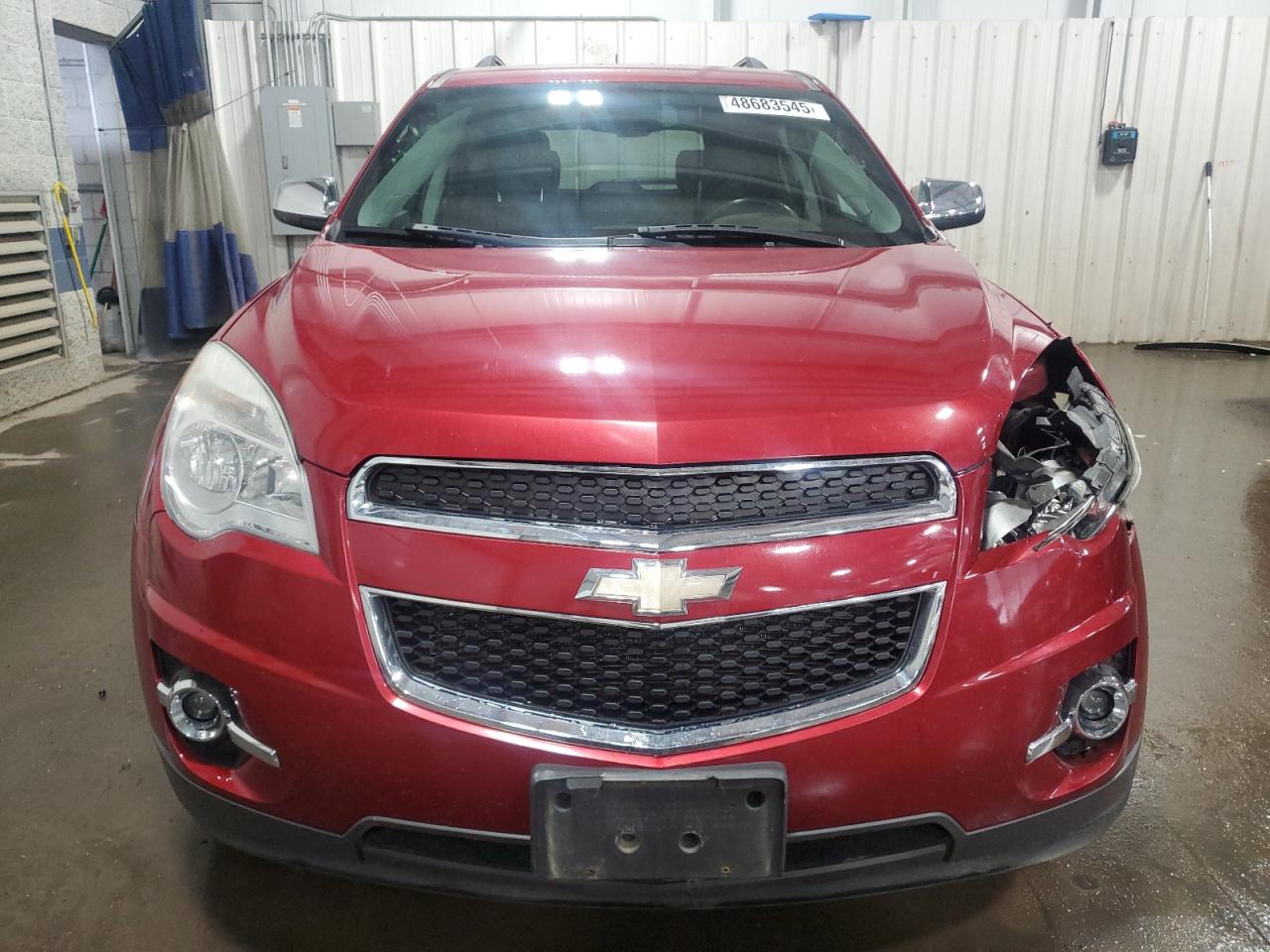 2015 Chevrolet Equinox VIN 2GNFLGEK4F6253639 Copart auction photo, front end / side damage thumbnail 5