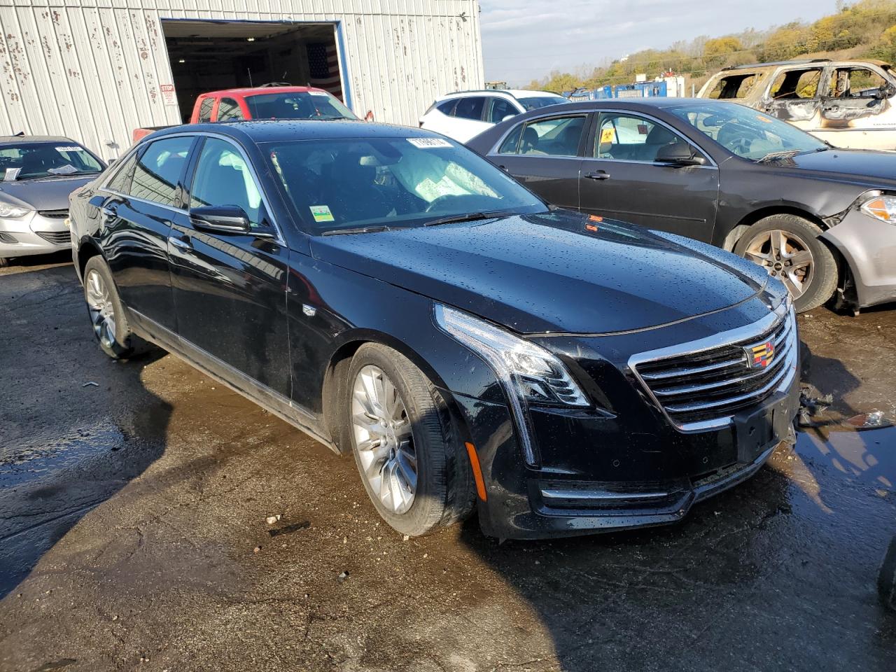 2018 Cadillac CT6 VIN 1G6KB5RS3JU144191 Copart auction photo, all over damage thumbnail 4