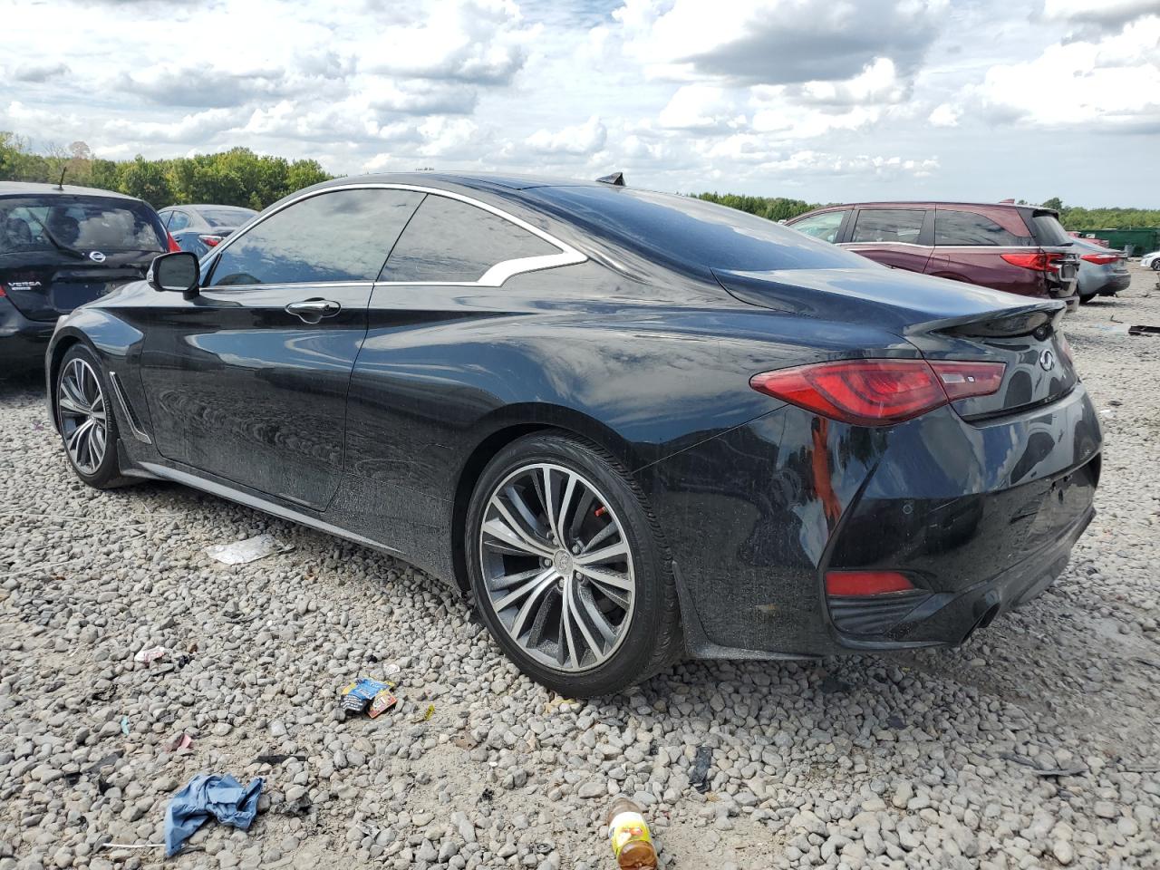 2017 Infiniti Q60 VIN JN1EV7EK7HM362134 Copart auction photo, front end damage thumbnail 2