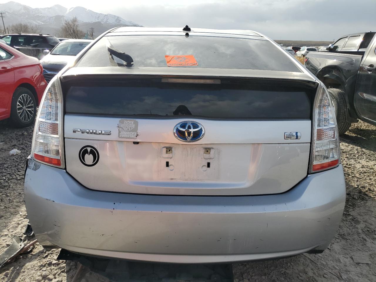 2011 Toyota Prius VIN JTDKN3DU6B0267042 Copart auction photo, front end / rear end damage thumbnail 6
