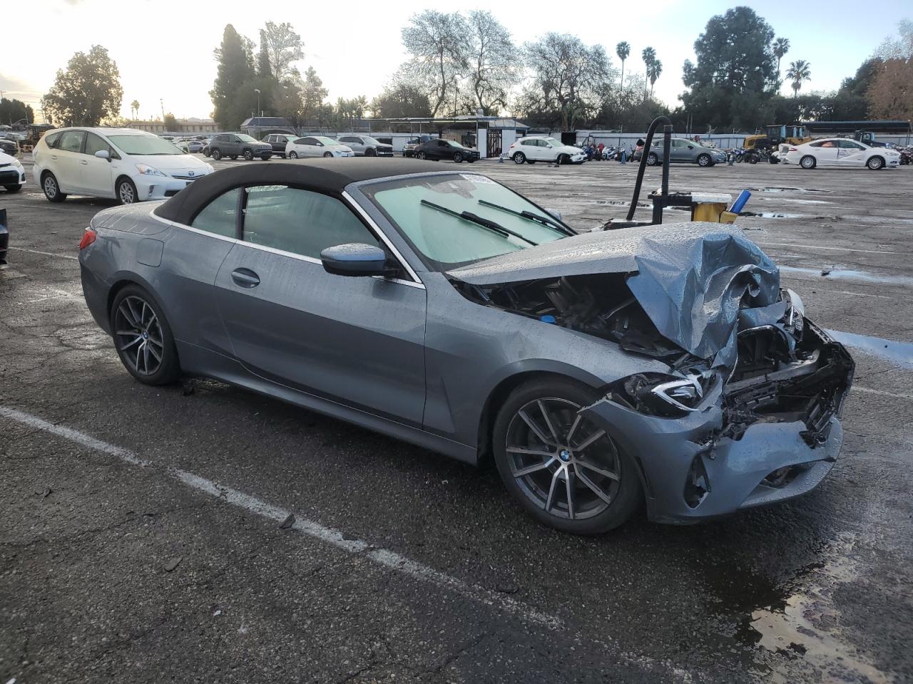 2021 BMW 4er VIN WBA23AT08MCG86987 Copart auction photo, front end damage thumbnail 4